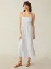 Sienna Linen Sun Dress - Oceanside Stripe sold by Faherty