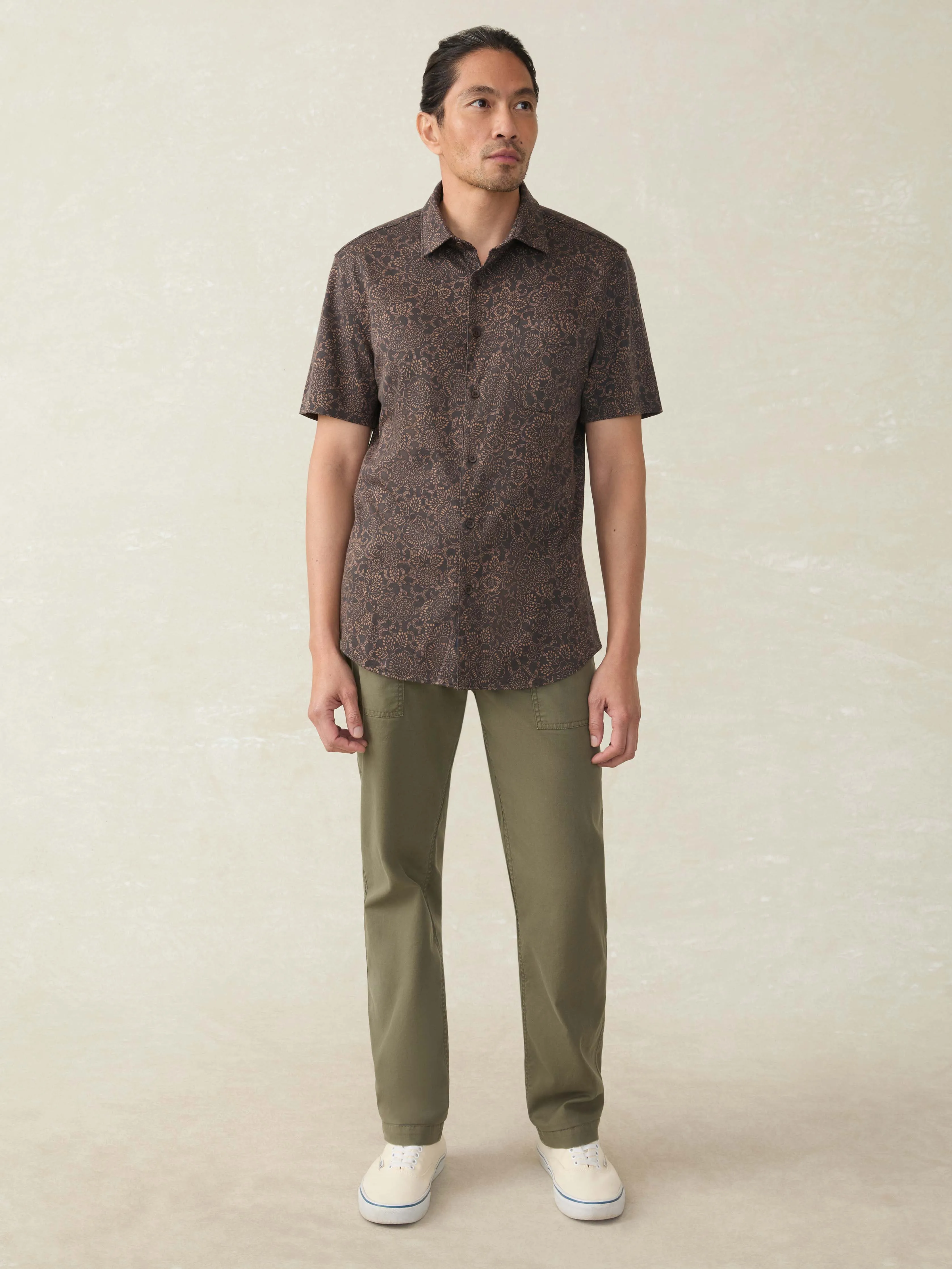 Short-Sleeve Hermosa Shirt - Citrus Blossom sold by Faherty product image thumbnail 5