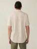 Short-Sleeve Hermosa Shirt - Island Sand Fishscale sold by Faherty