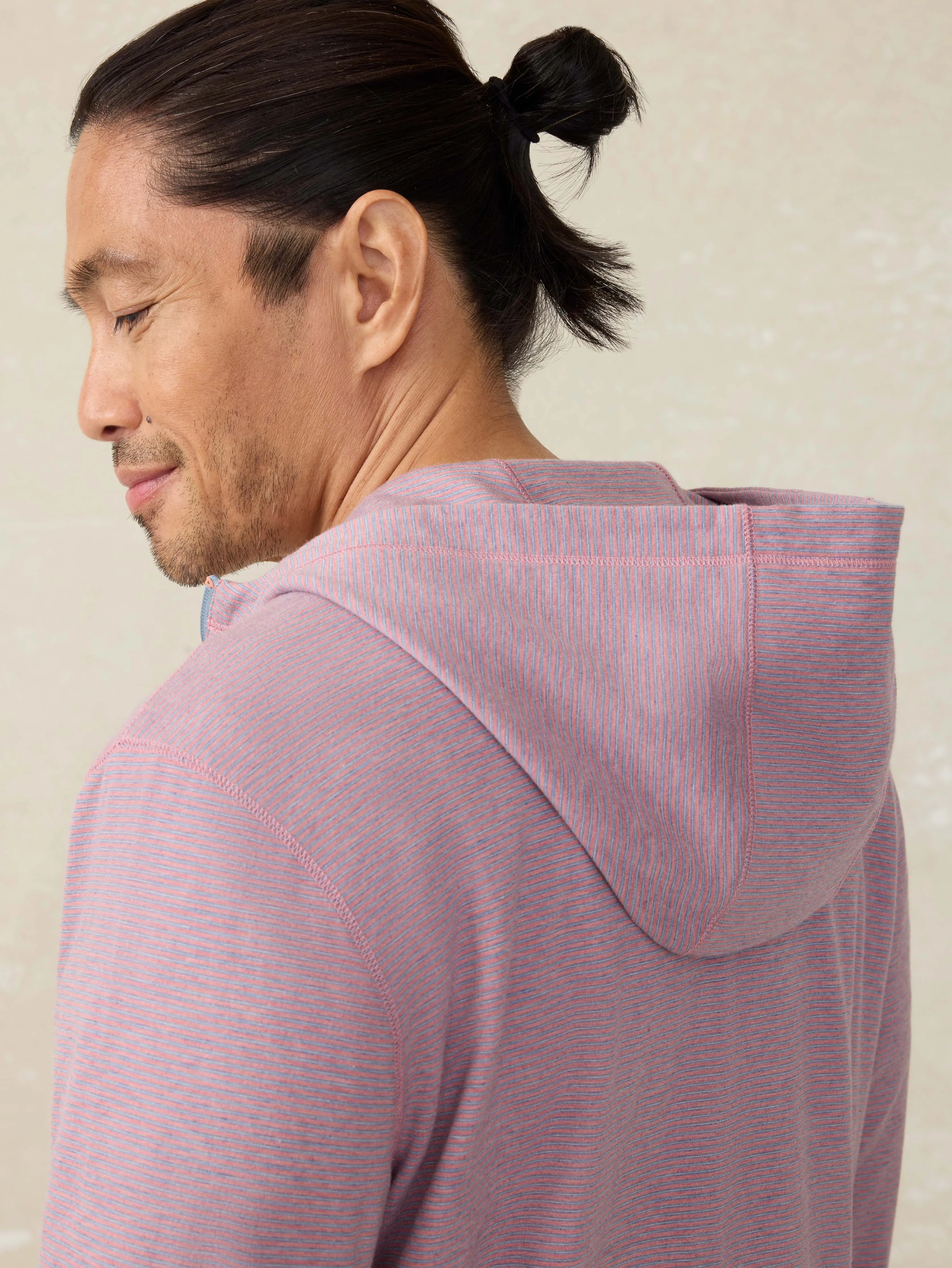 Movement™ Hoodie - Rose Creek Stripe sold by Faherty product image thumbnail 2