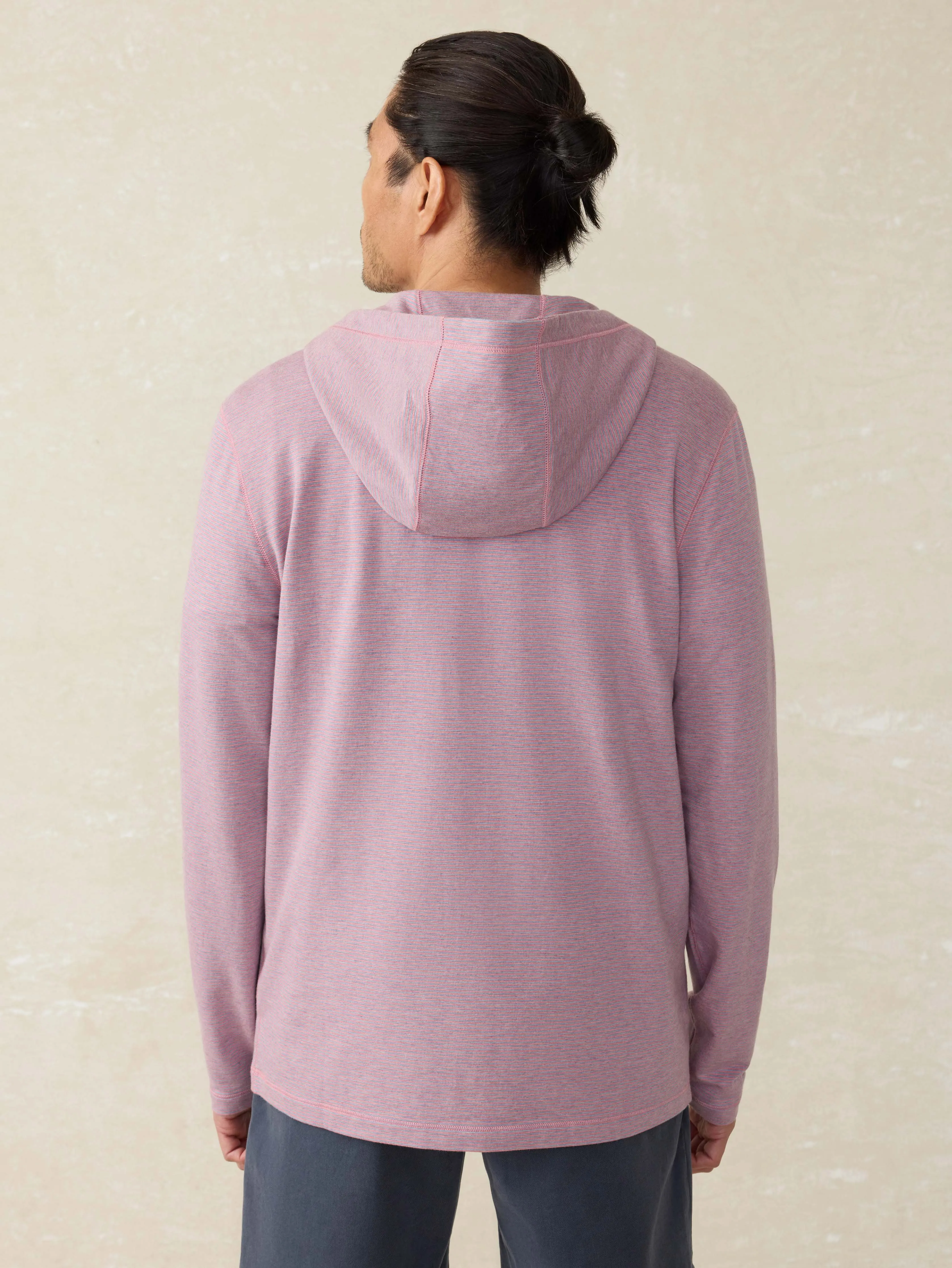 Movement™ Hoodie - Rose Creek Stripe sold by Faherty product image thumbnail 3