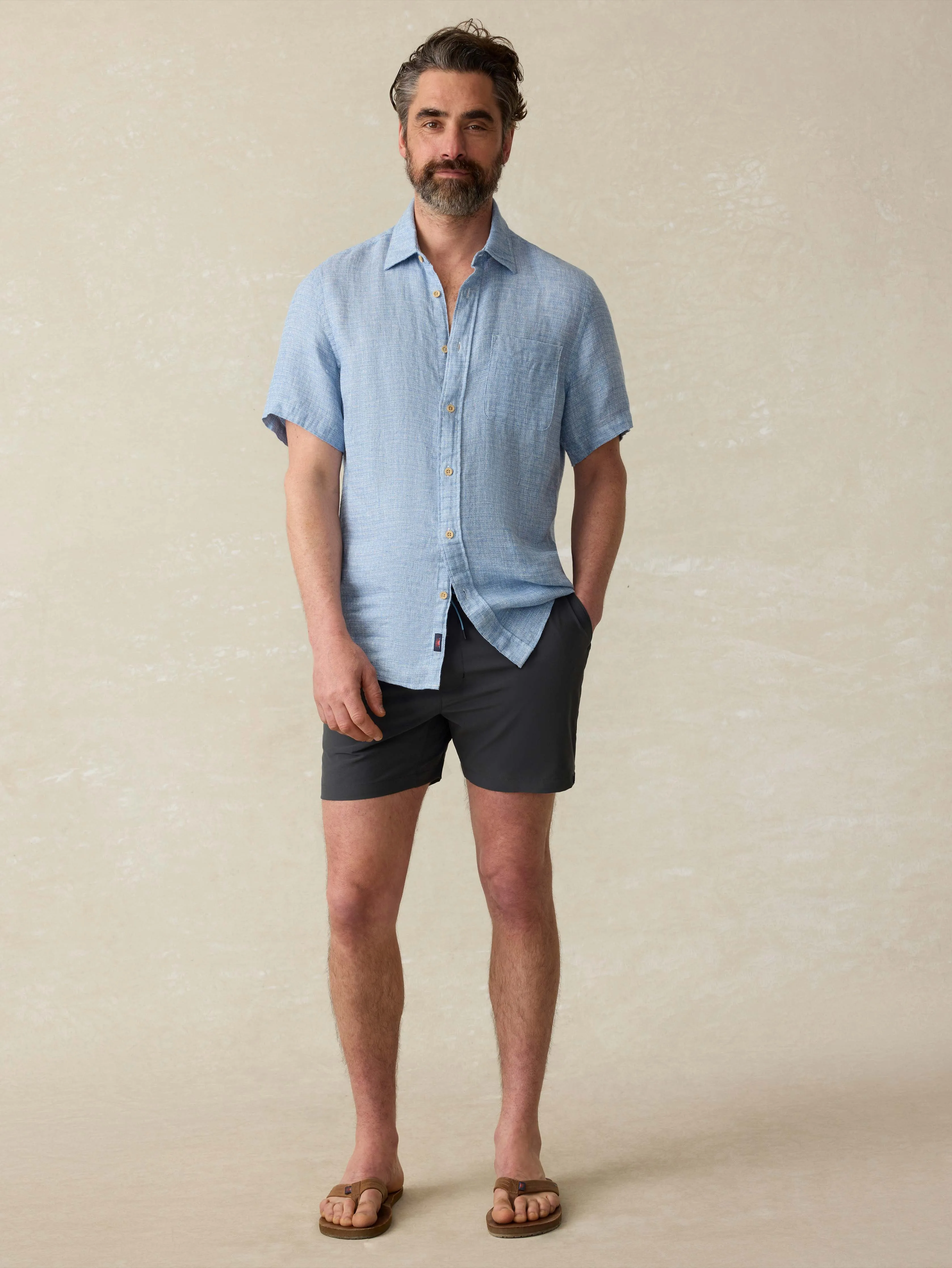 Shorelite Lined Trunk (5") - Mountain Black sold by Faherty product image thumbnail 2