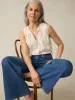Skylar Blouse - Sunburst Dobby sold by Faherty