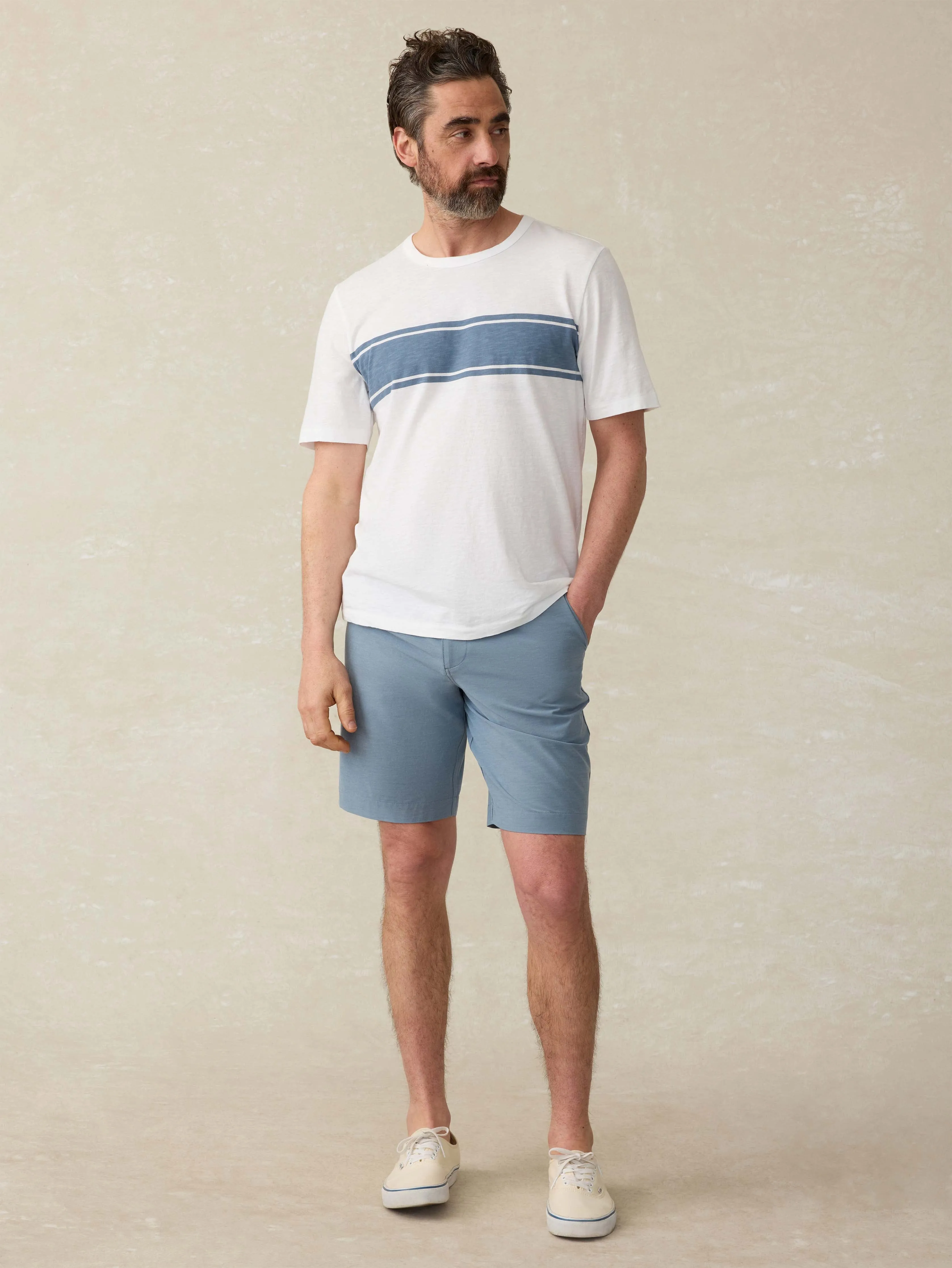 All Day™ Short 2.0 (9") - Deep Marine sold by Faherty product image thumbnail 3