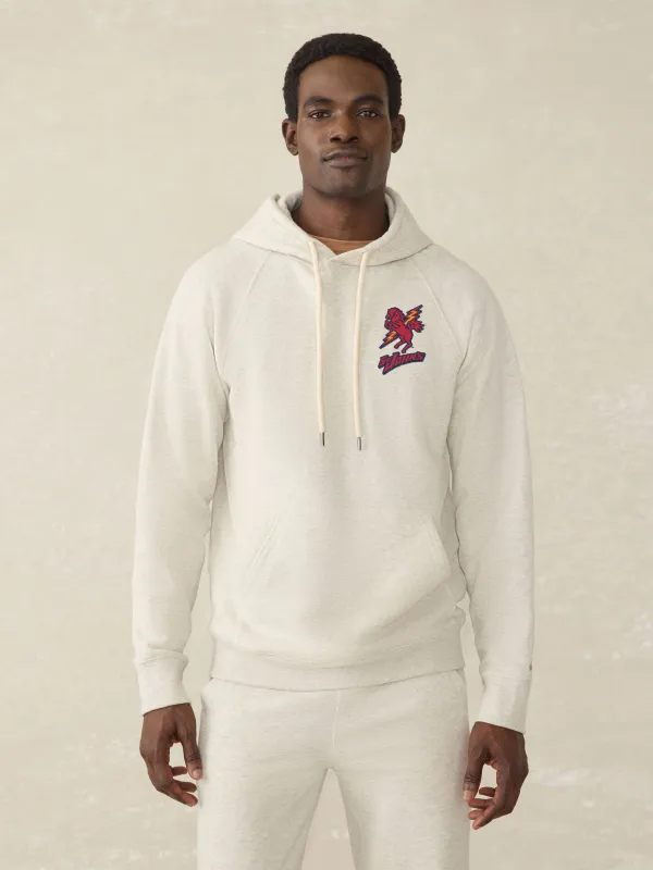St. John's University High Standard Hoodie - Antique Ivory Heather sold by Faherty