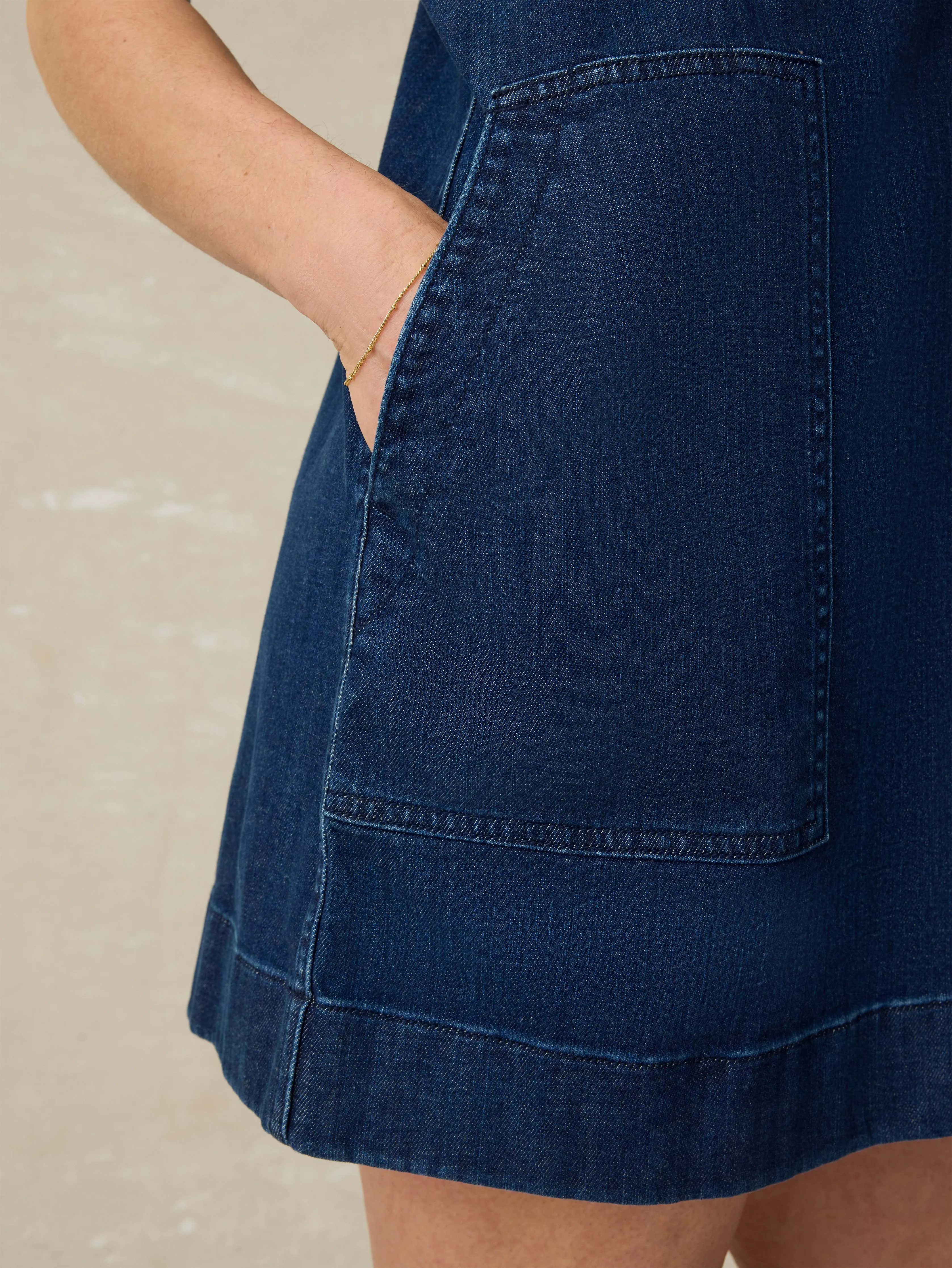 Azure Dress - Dusk Dive Wash sold by Faherty product image thumbnail 2