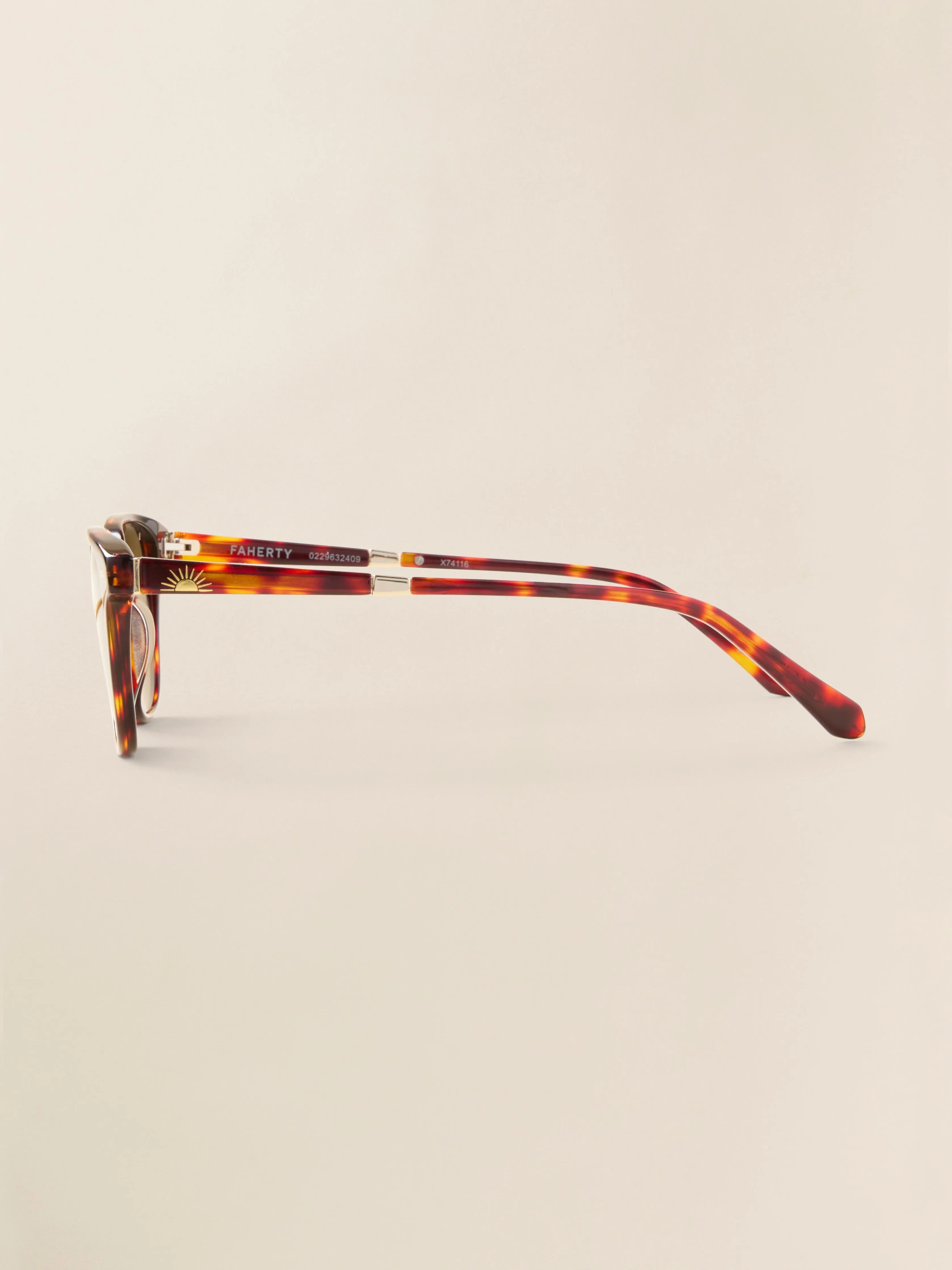 August Sunglasses - Rosewood Tortoise sold by Faherty product image thumbnail 3