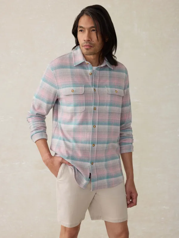 Legend™ Sweater Shirt - Sedona Sage Plaid sold by Faherty