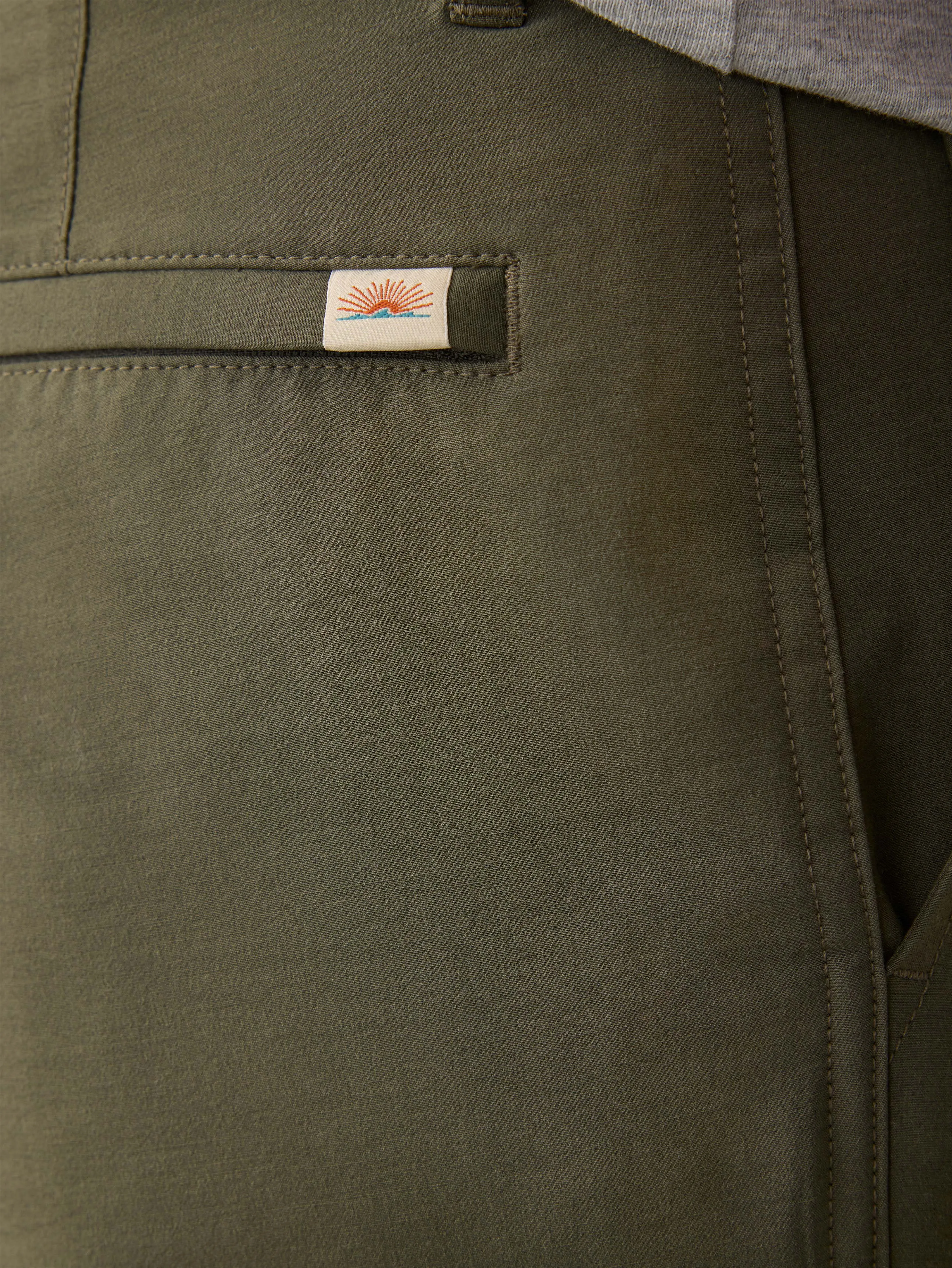 All Day™ Short 2.0 (9") - Surplus Olive sold by Faherty product image thumbnail 2