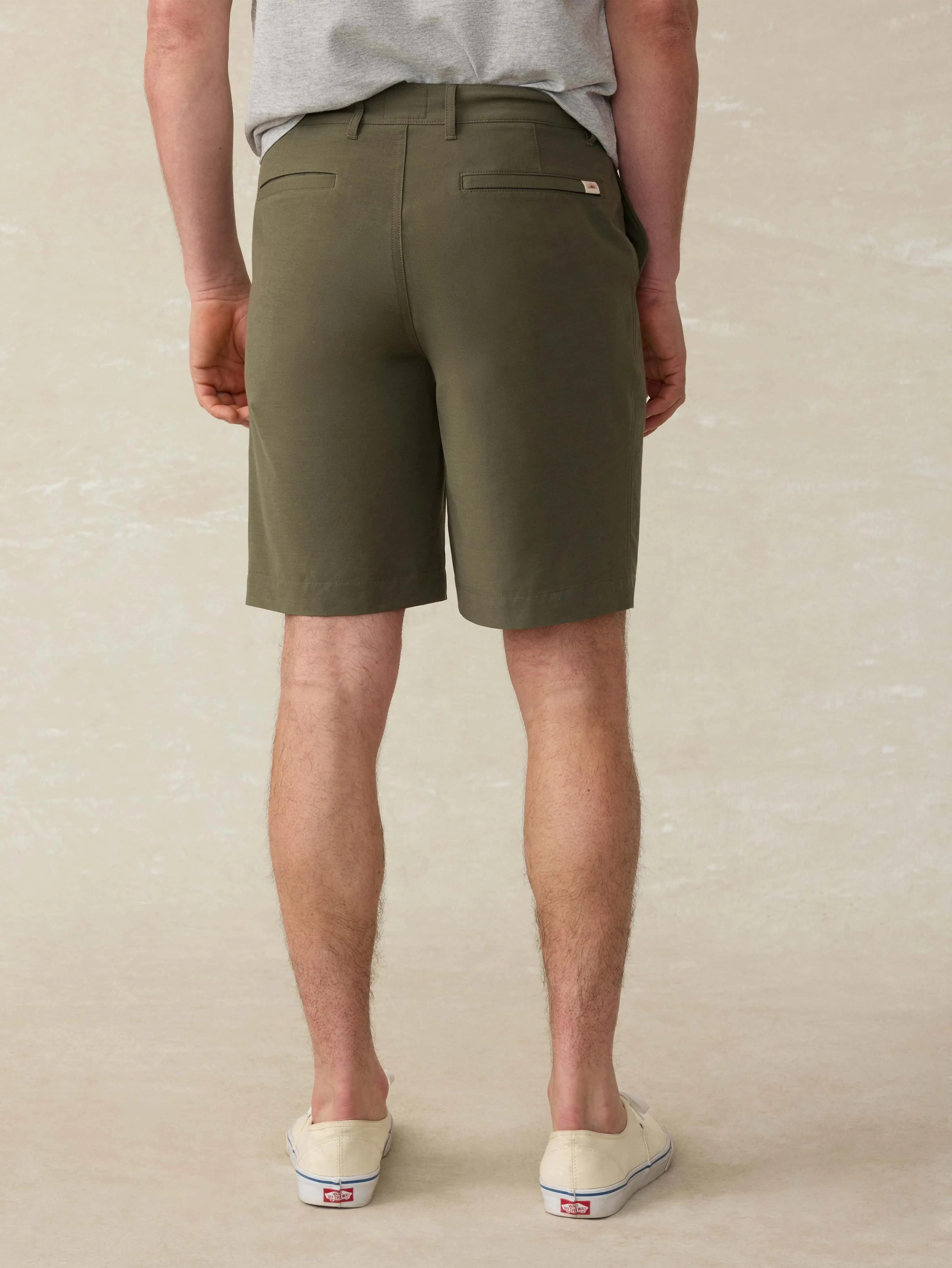 All Day™ Short 2.0 (9") - Surplus Olive sold by Faherty product image thumbnail 4