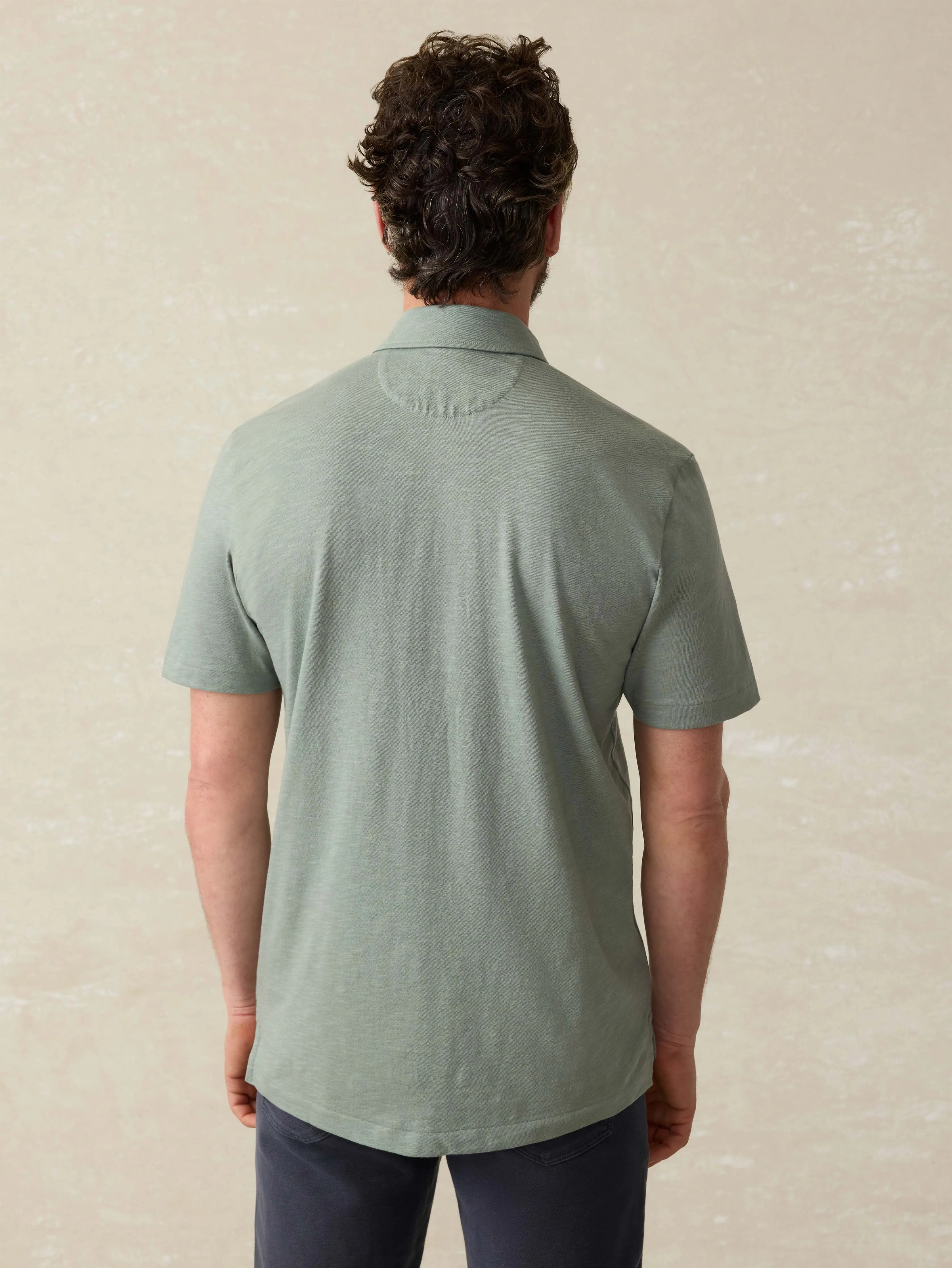 Sunwashed T-Shirt Polo - Sage Creek sold by Faherty product image thumbnail 2