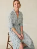 Island Dress - Blue Water Floral sold by Faherty