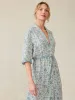 Island Dress - Blue Water Floral sold by Faherty