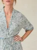 Island Dress - Blue Water Floral sold by Faherty