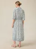 Island Dress - Blue Water Floral sold by Faherty