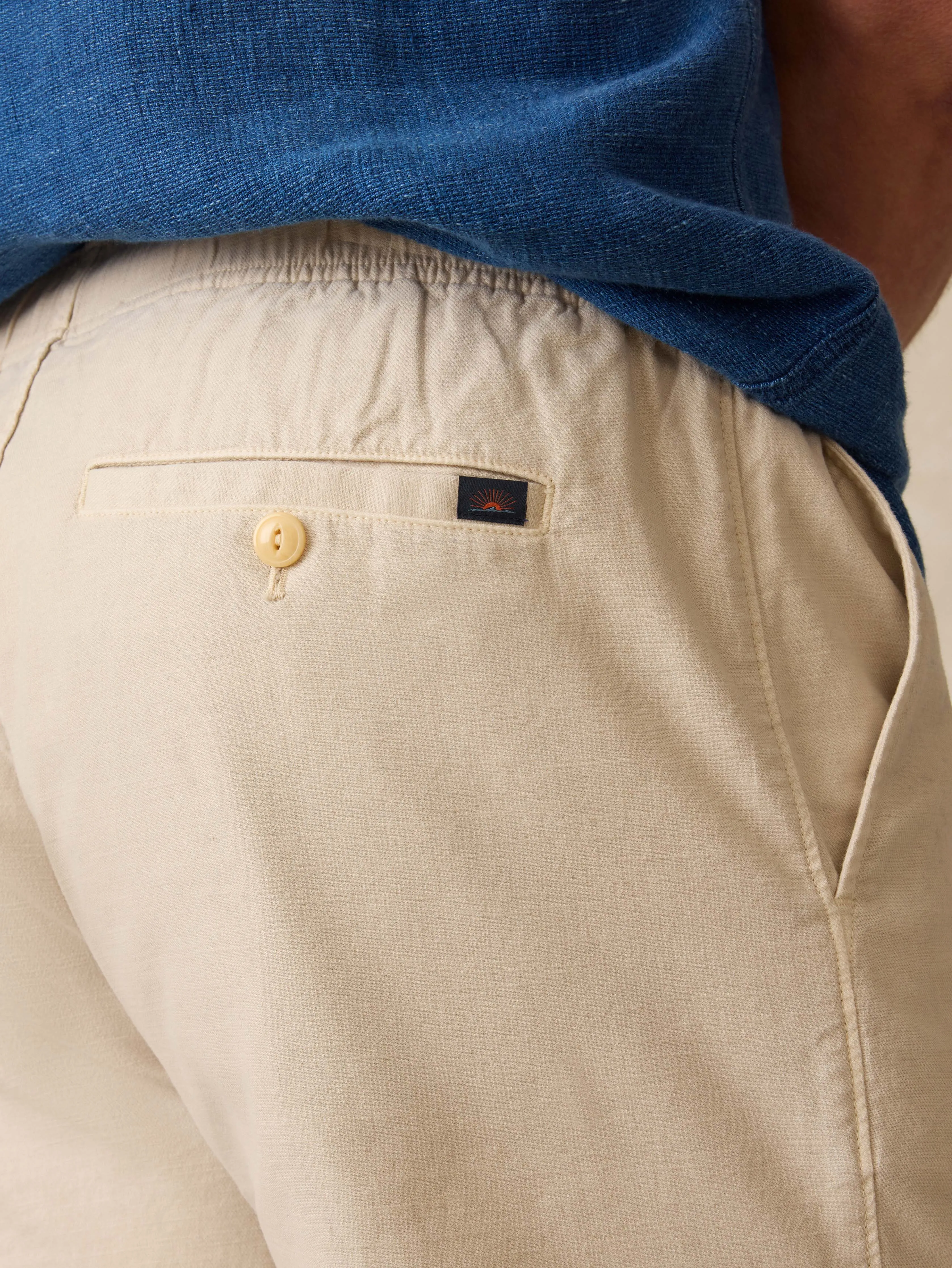 Essential Drawstring Short - Stone sold by Faherty product image thumbnail 2