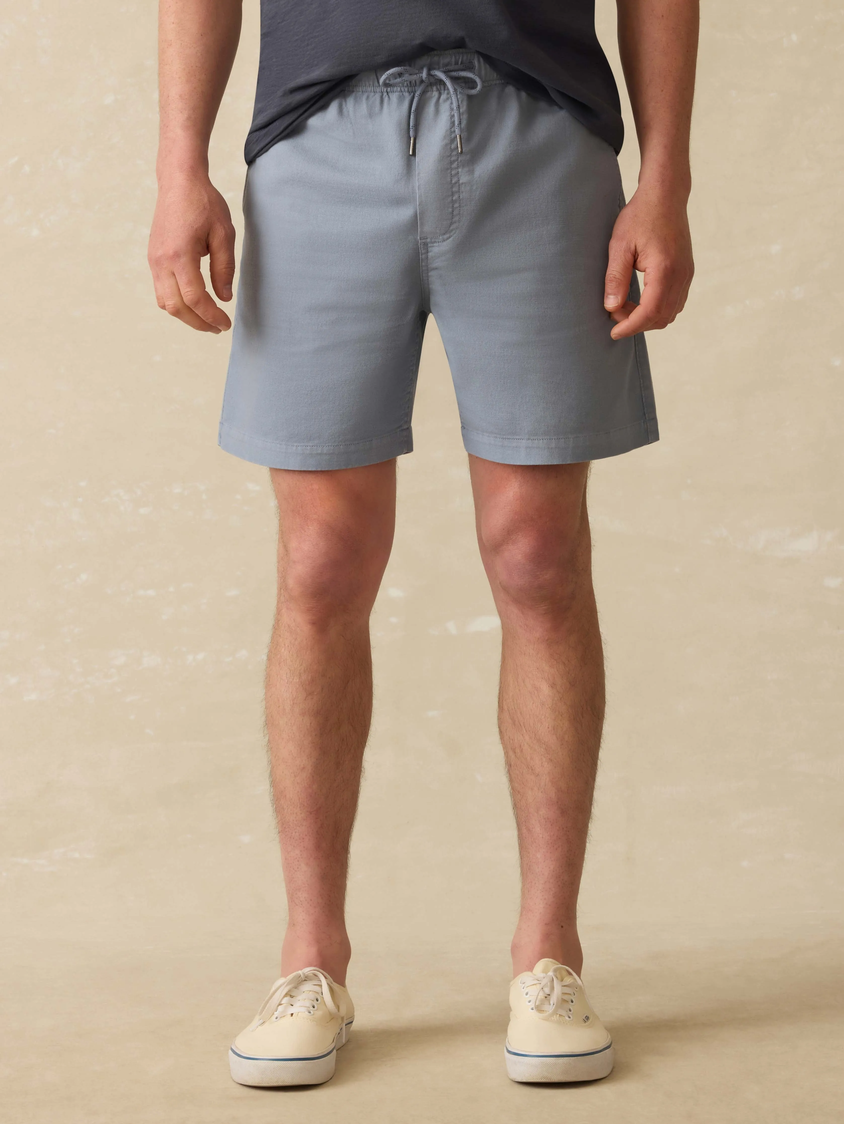Essential Drawstring Short - Flintstone sold by Faherty