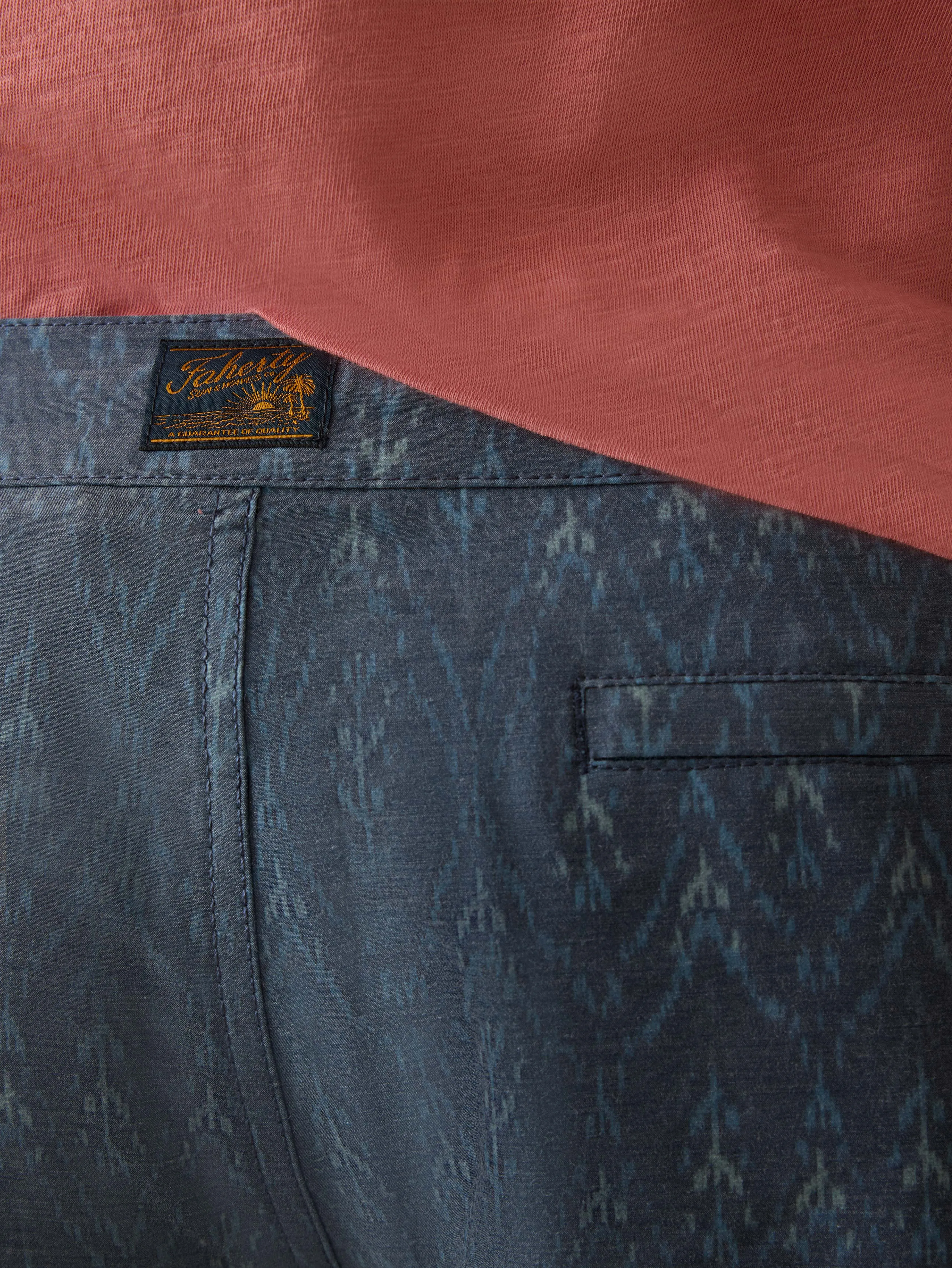 Biarritz Boardshort - Atlantic Waves Ikat sold by Faherty product image thumbnail 2