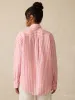 Laguna Linen Relaxed Shirt - Pink Lucy Stripe sold by Faherty