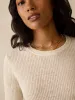 Miramar Linen Mini Rib Tee - Summer Sand sold by Faherty