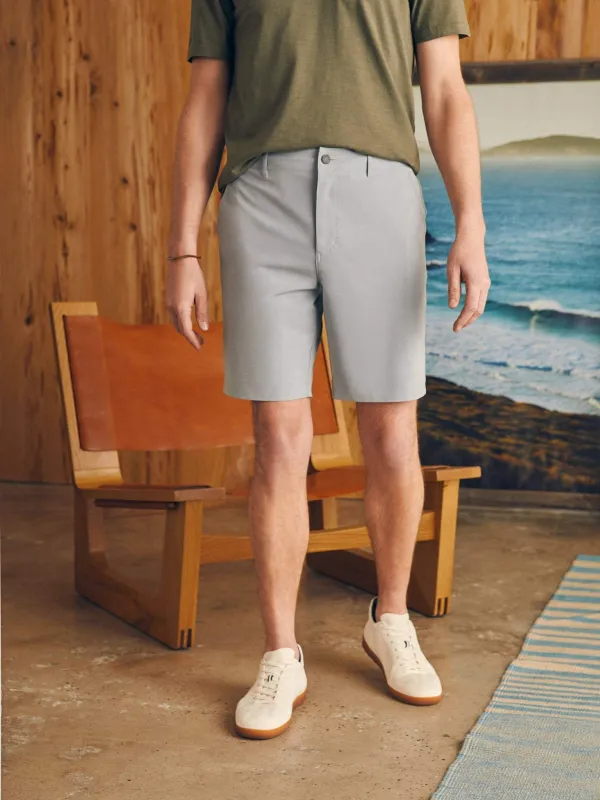 All Day™ Short 1.0 (9") - Ice Grey sold by Faherty