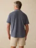 Short-Sleeve Cabana Towel Terry Shirt - Eastern Storm sold by Faherty