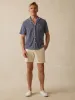 Short-Sleeve Cabana Towel Terry Shirt - Eastern Storm sold by Faherty