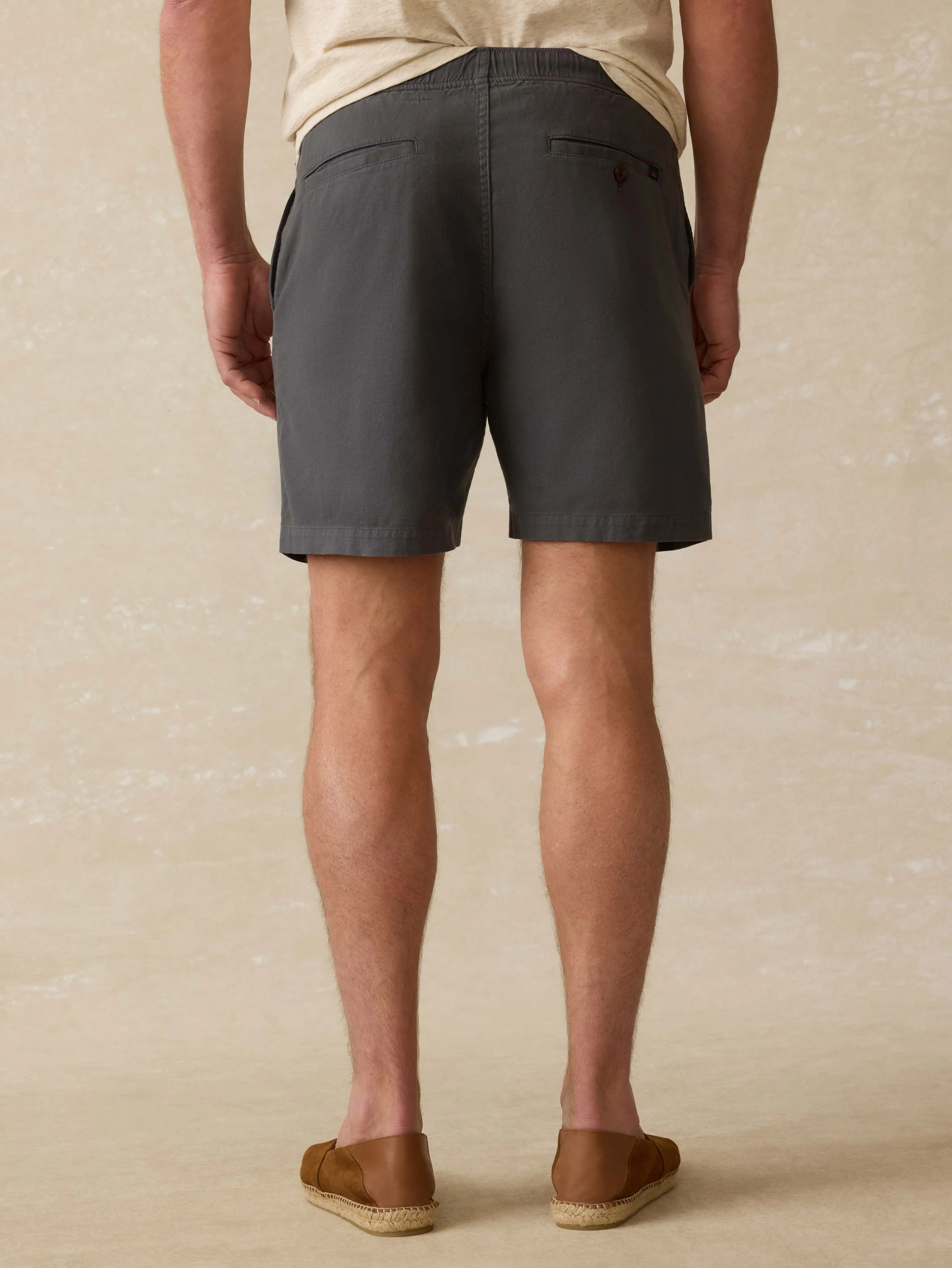 Essential Drawstring Short - Graphite Tide sold by Faherty product image thumbnail 3