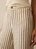Sun Strider Linen Pant - Cocoa Grove Stripe sold by Faherty
