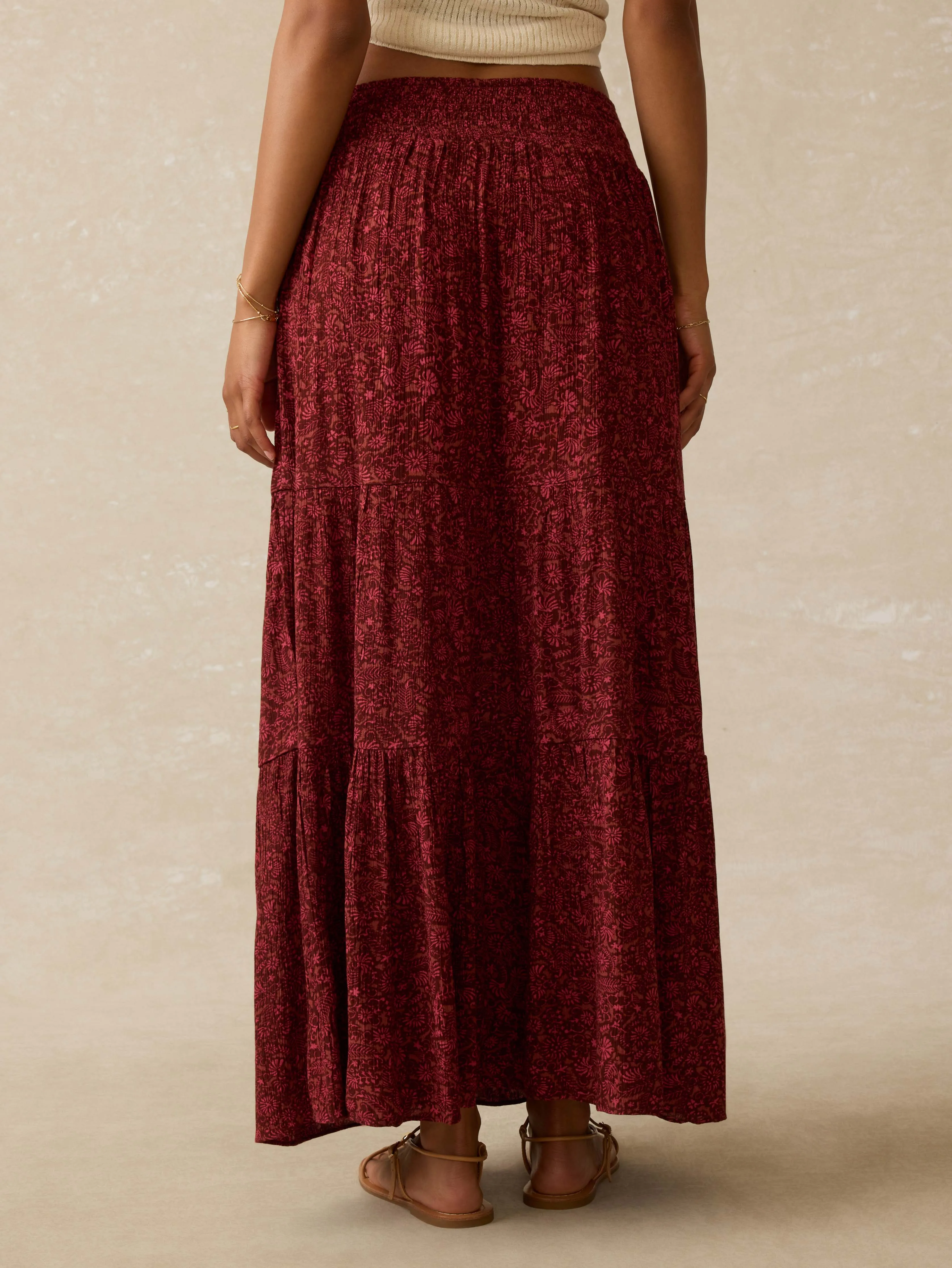 Woodstock Skirt - Belmonte Floral sold by Faherty product image thumbnail 4