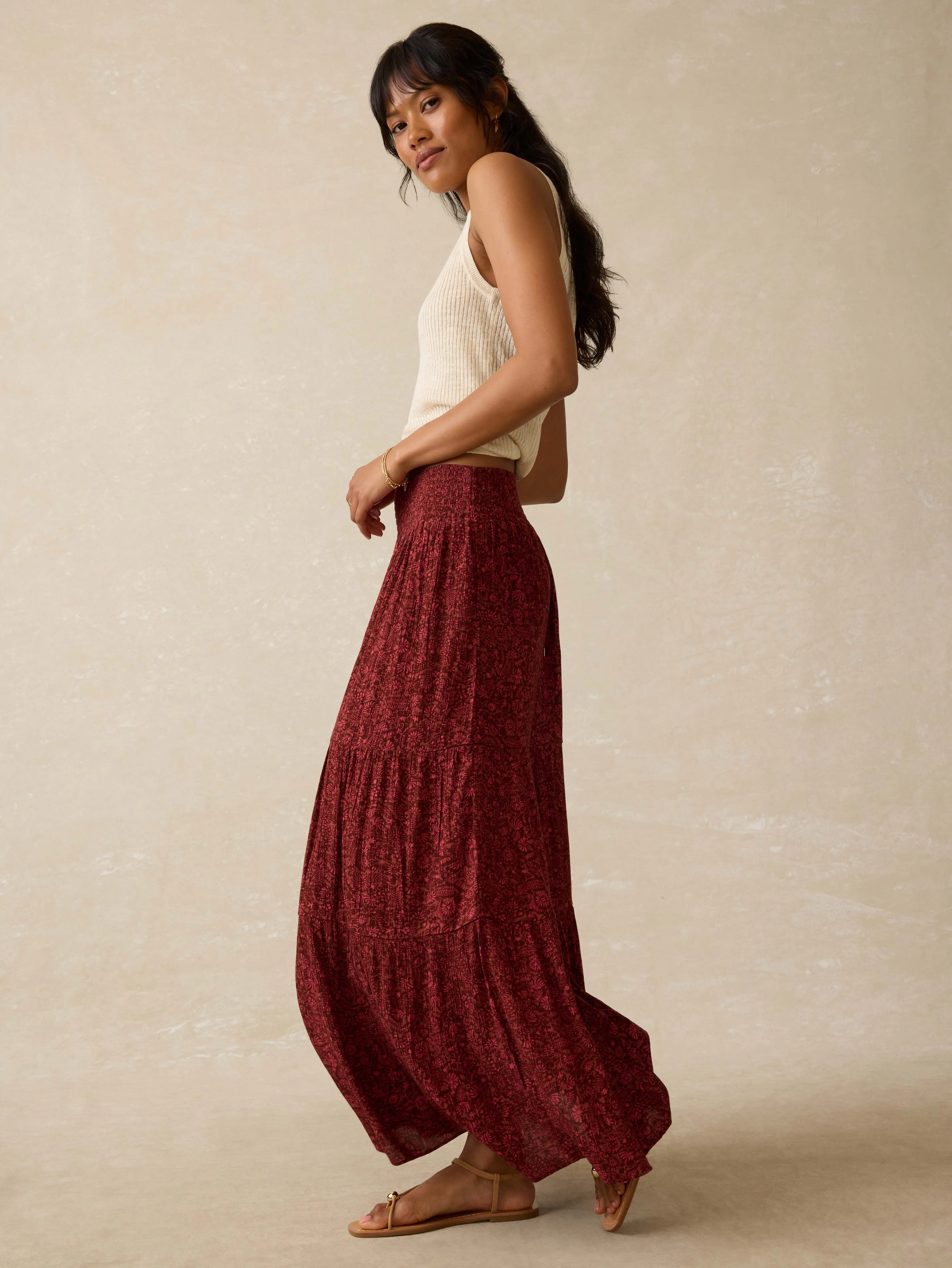 Woodstock Skirt - Belmonte Floral sold by Faherty product image thumbnail 5