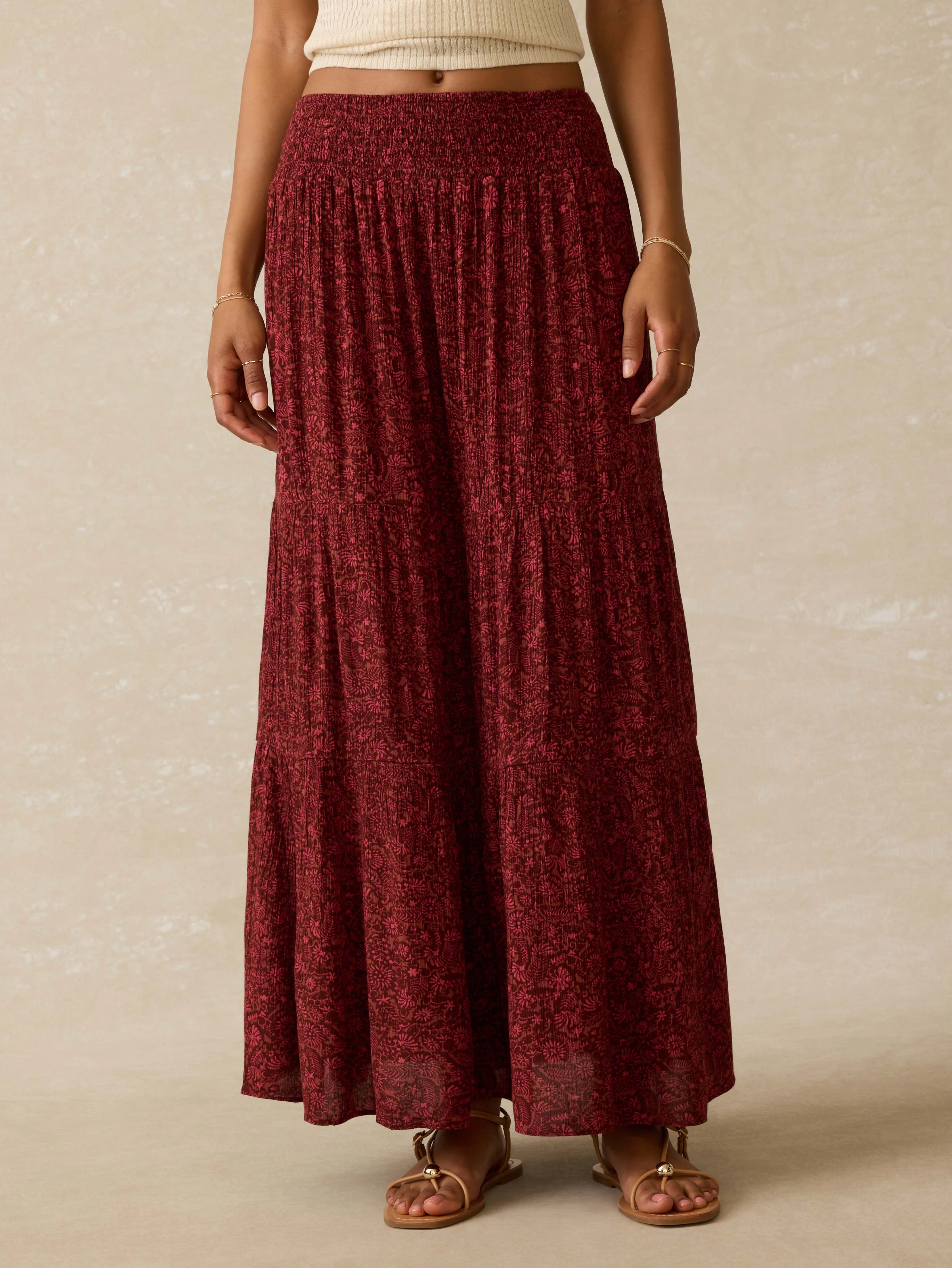 Woodstock Skirt - Belmonte Floral sold by Faherty product image thumbnail 3