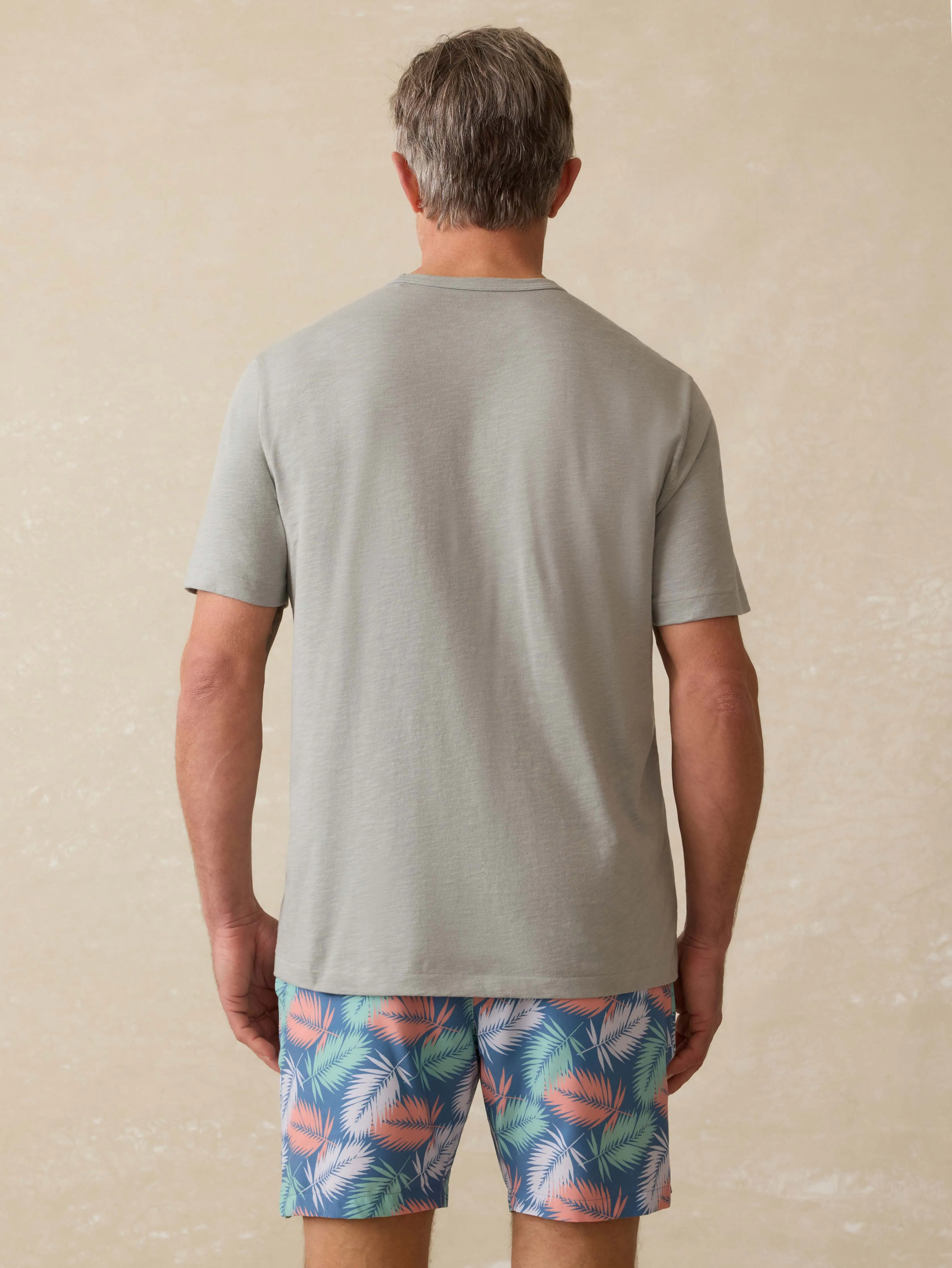 Sunwashed Regenerative Tee - Lakeshore Grey sold by Faherty product image thumbnail 4