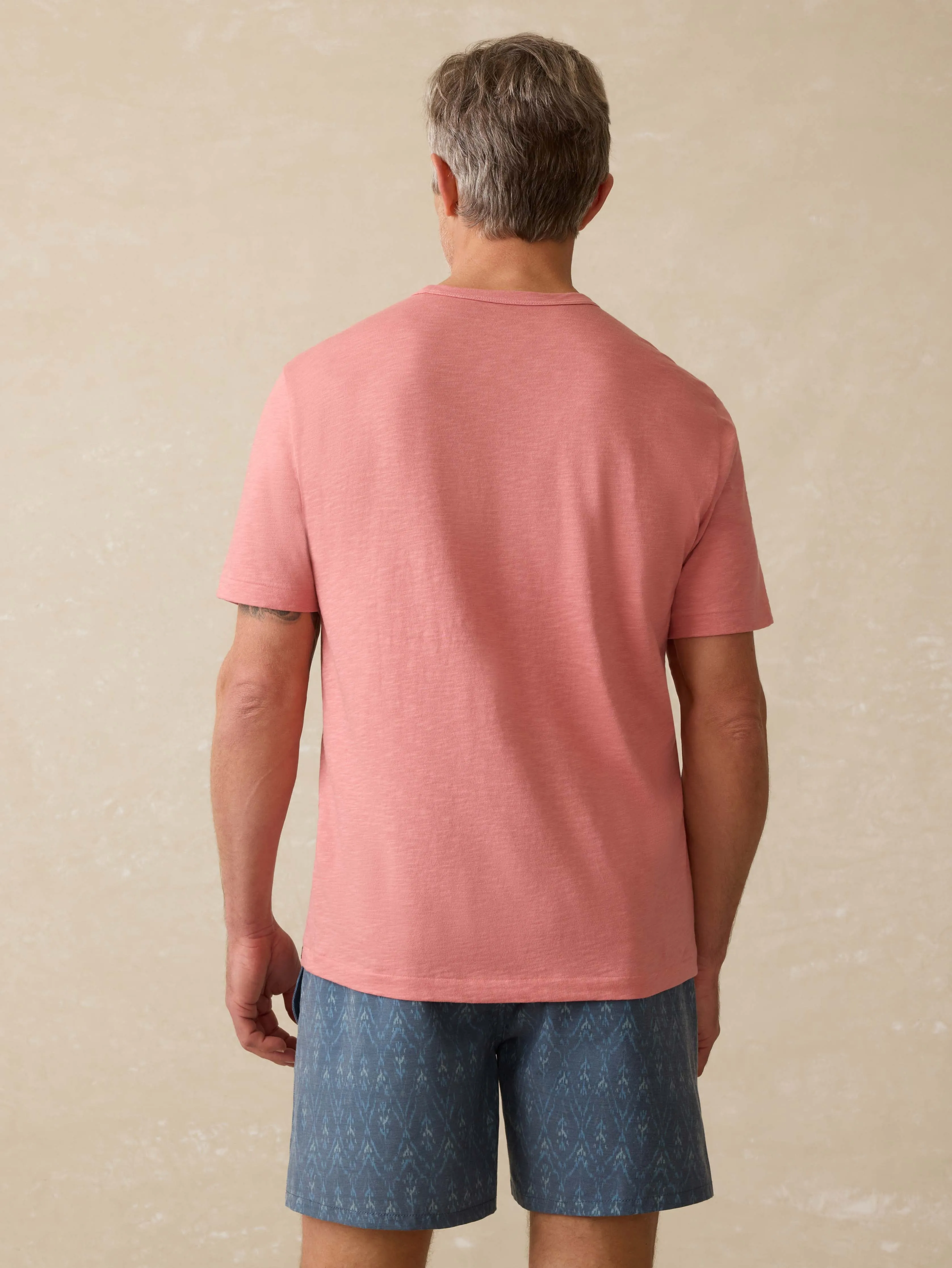 Sunwashed Regenerative Tee - Faded Flag sold by Faherty product image thumbnail 4