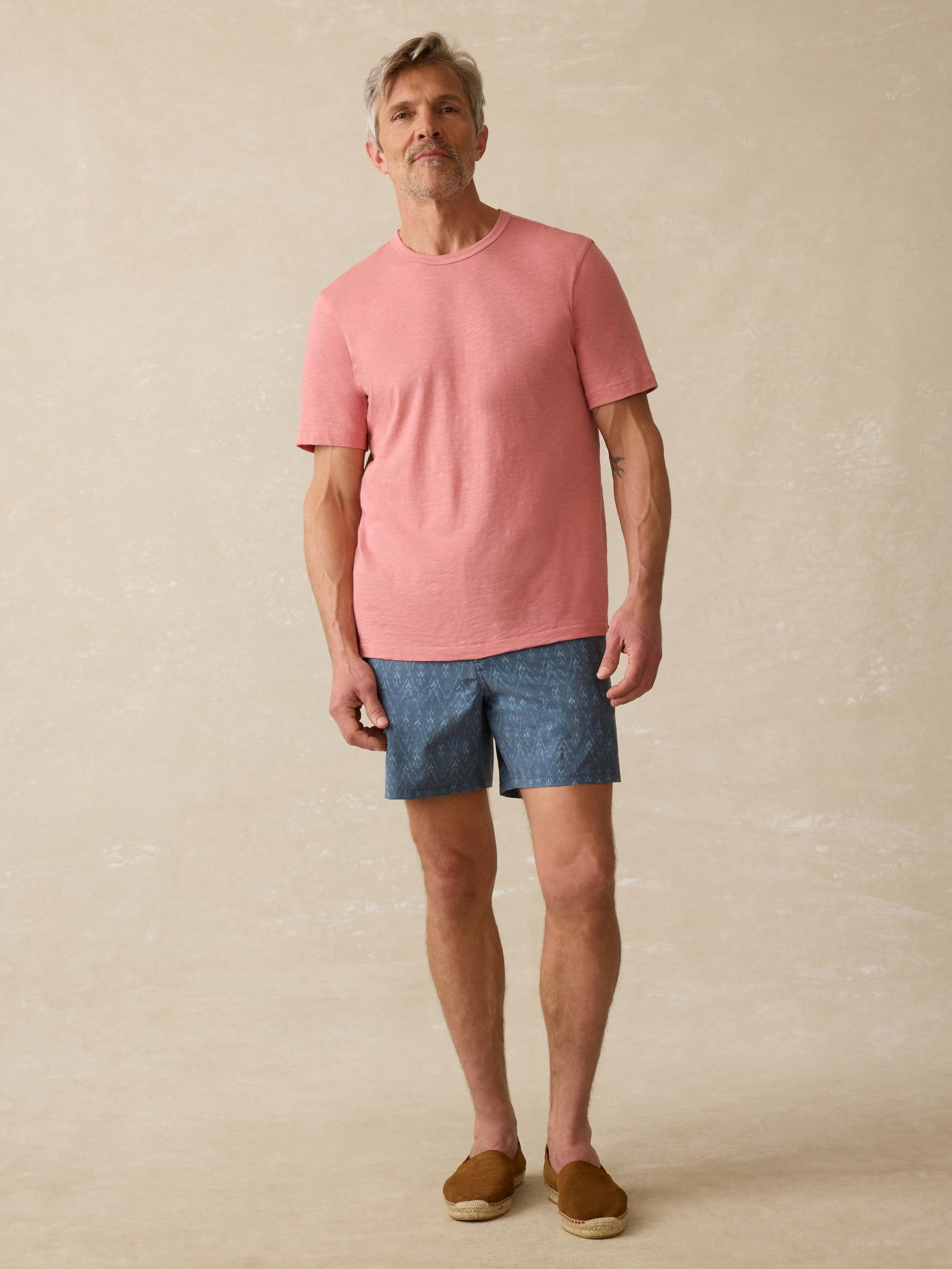 Sunwashed Regenerative Tee - Faded Flag sold by Faherty product image thumbnail 3