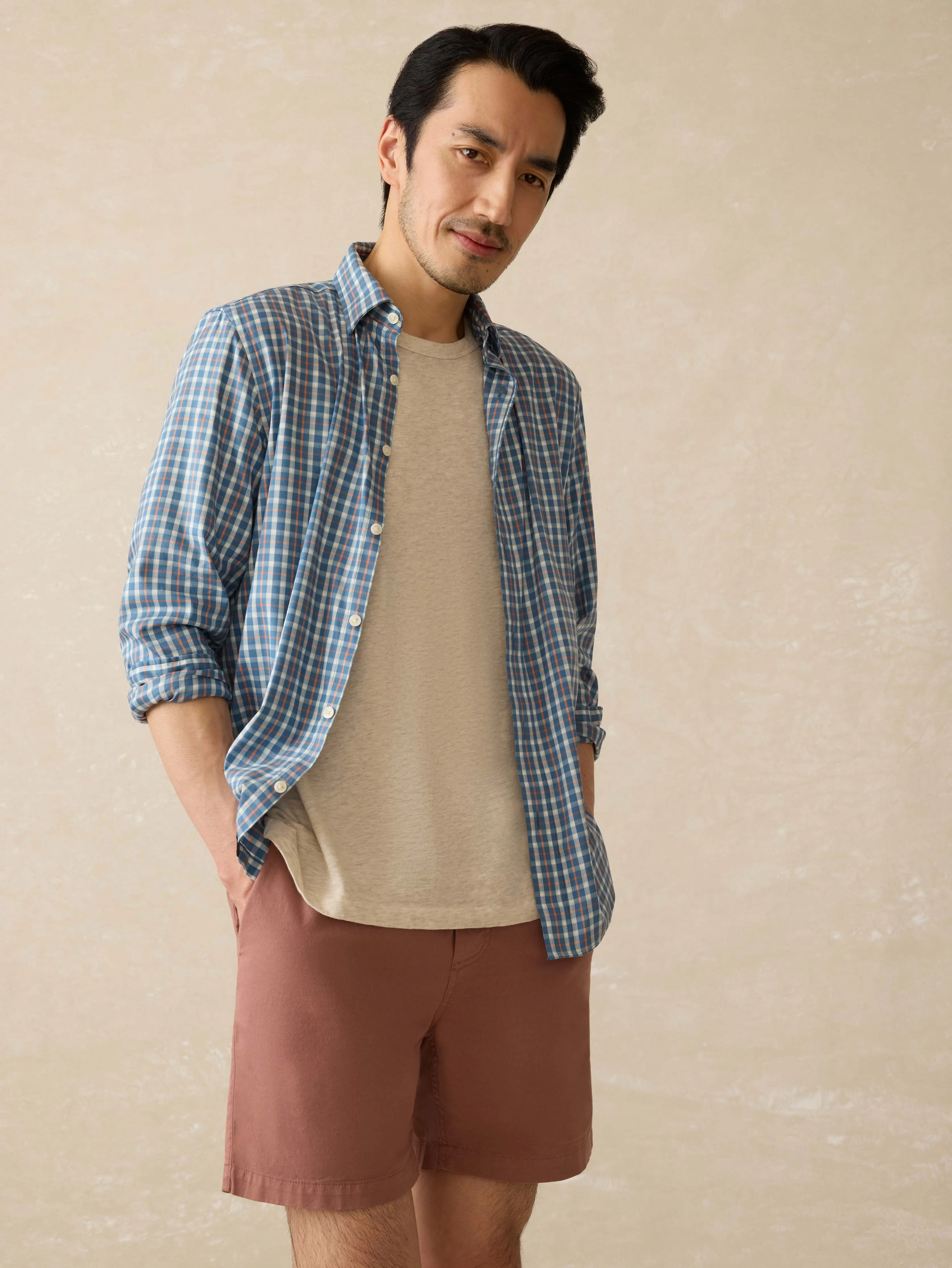 Movement™ Shirt - Bay View Plaid sold by Faherty product image thumbnail 3