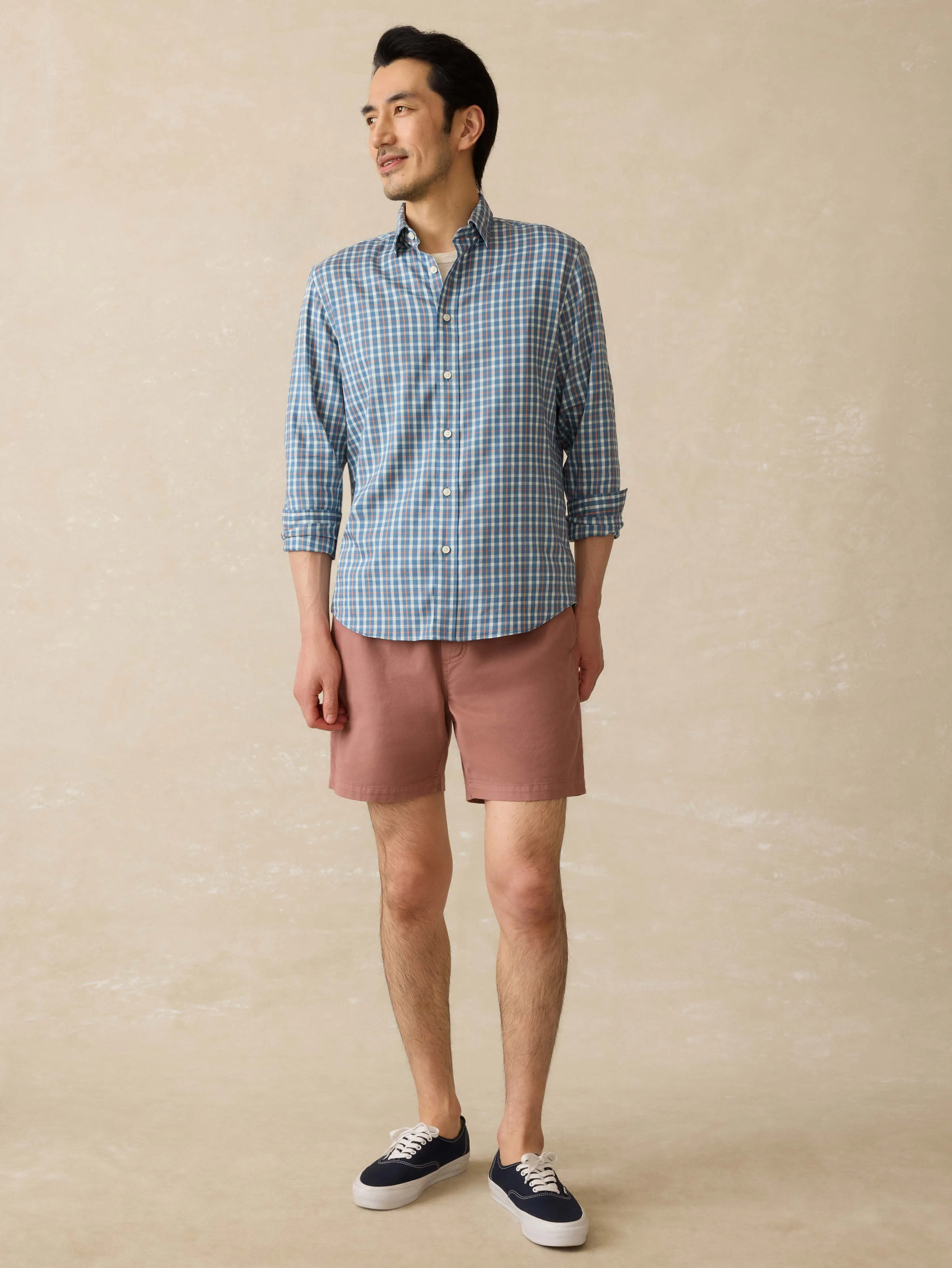 Movement™ Shirt - Bay View Plaid sold by Faherty product image thumbnail 5