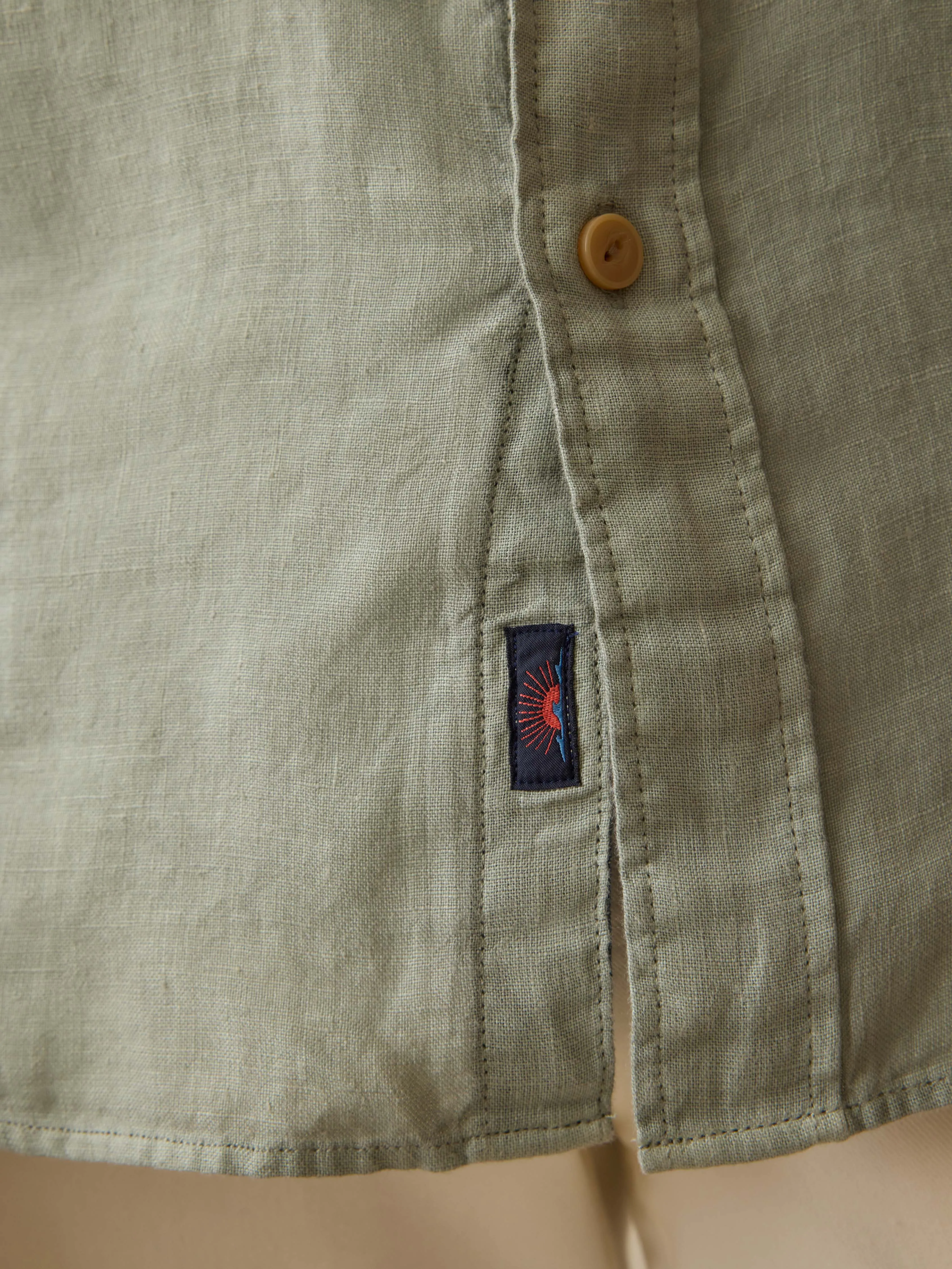 Irish Linen Safari Shirt - Sage Creek sold by Faherty product image thumbnail 2