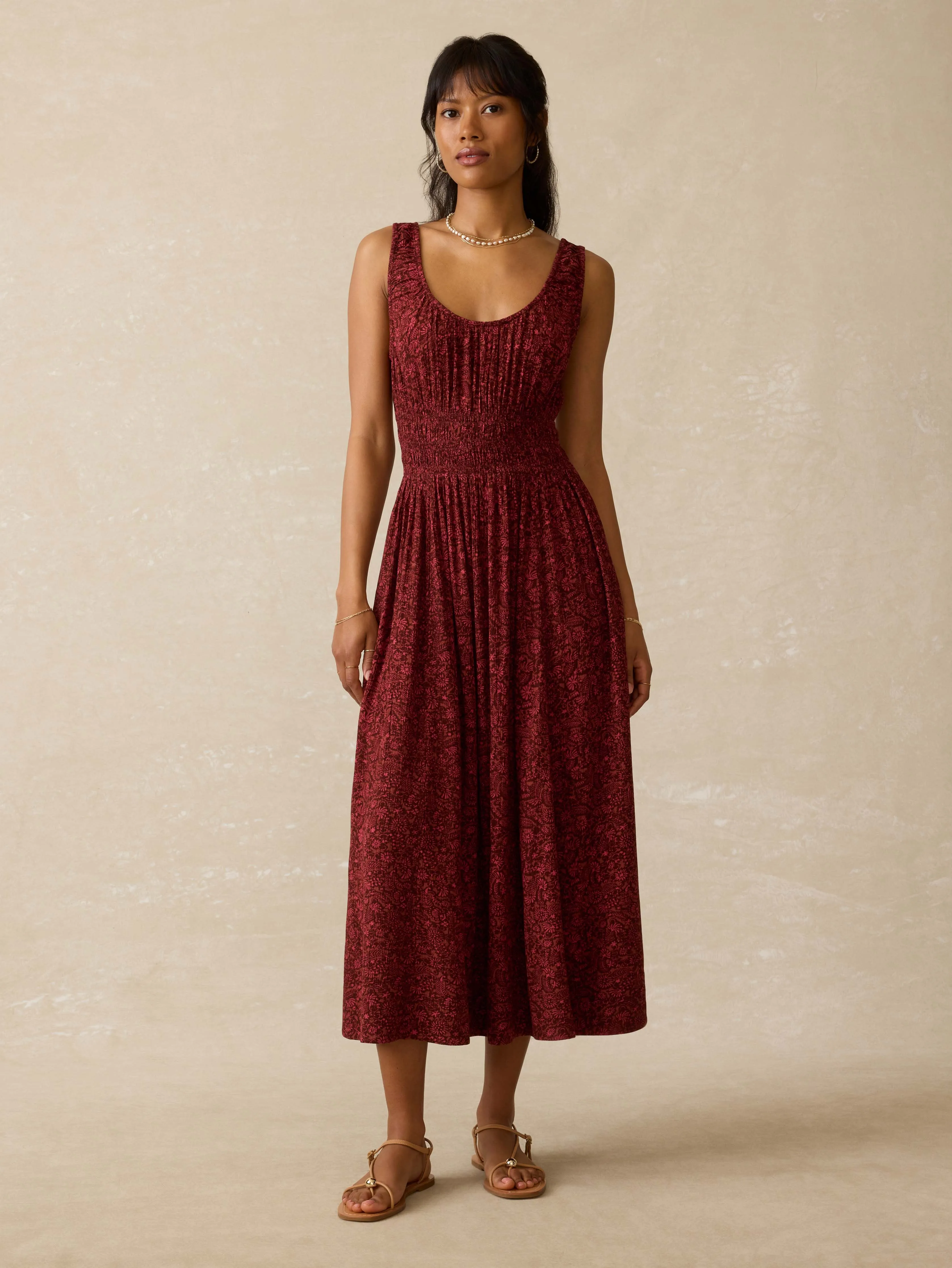 Sunseeker Dress - Belmonte Floral sold by Faherty