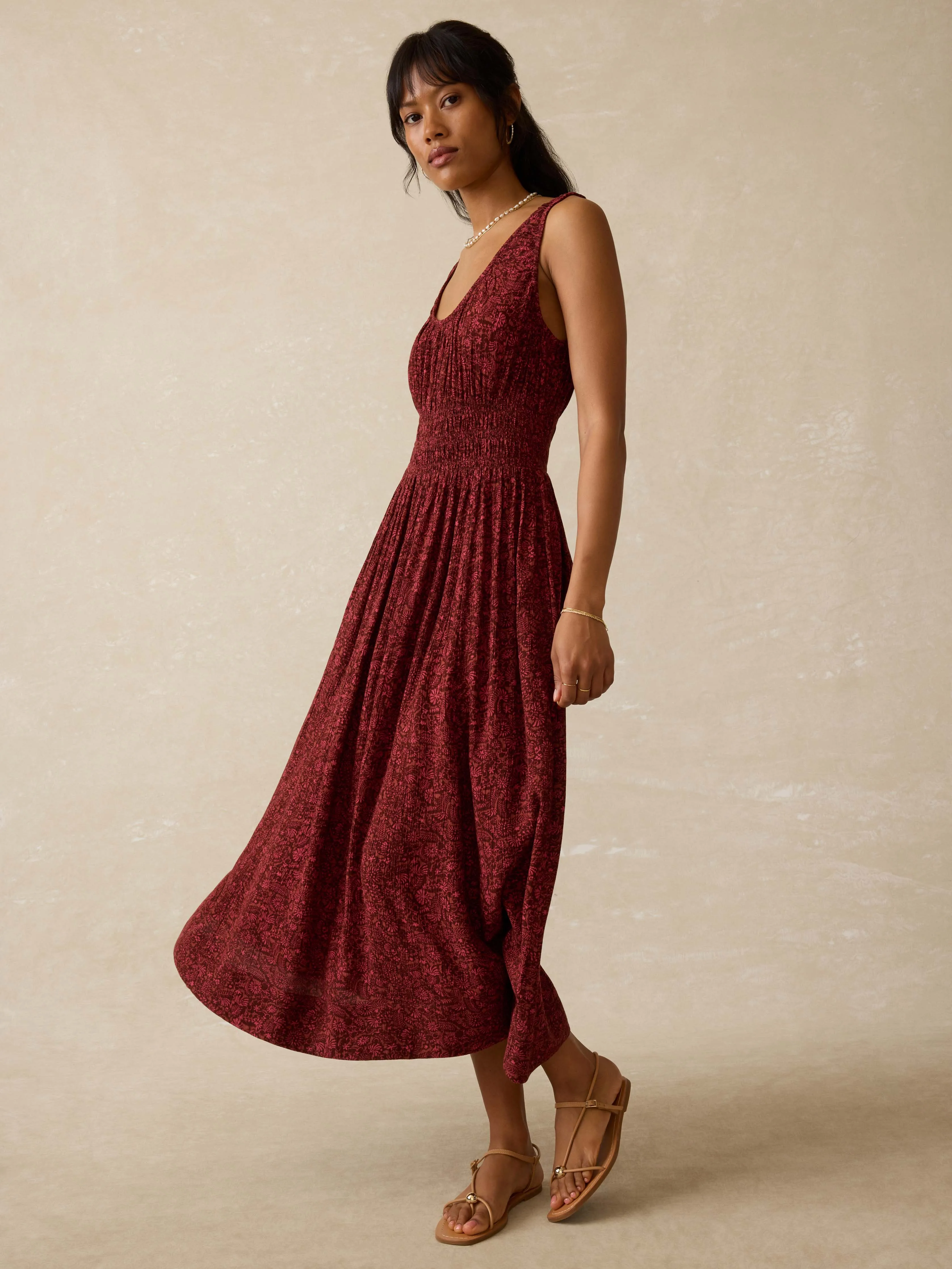 Sunseeker Dress - Belmonte Floral sold by Faherty product image thumbnail 4