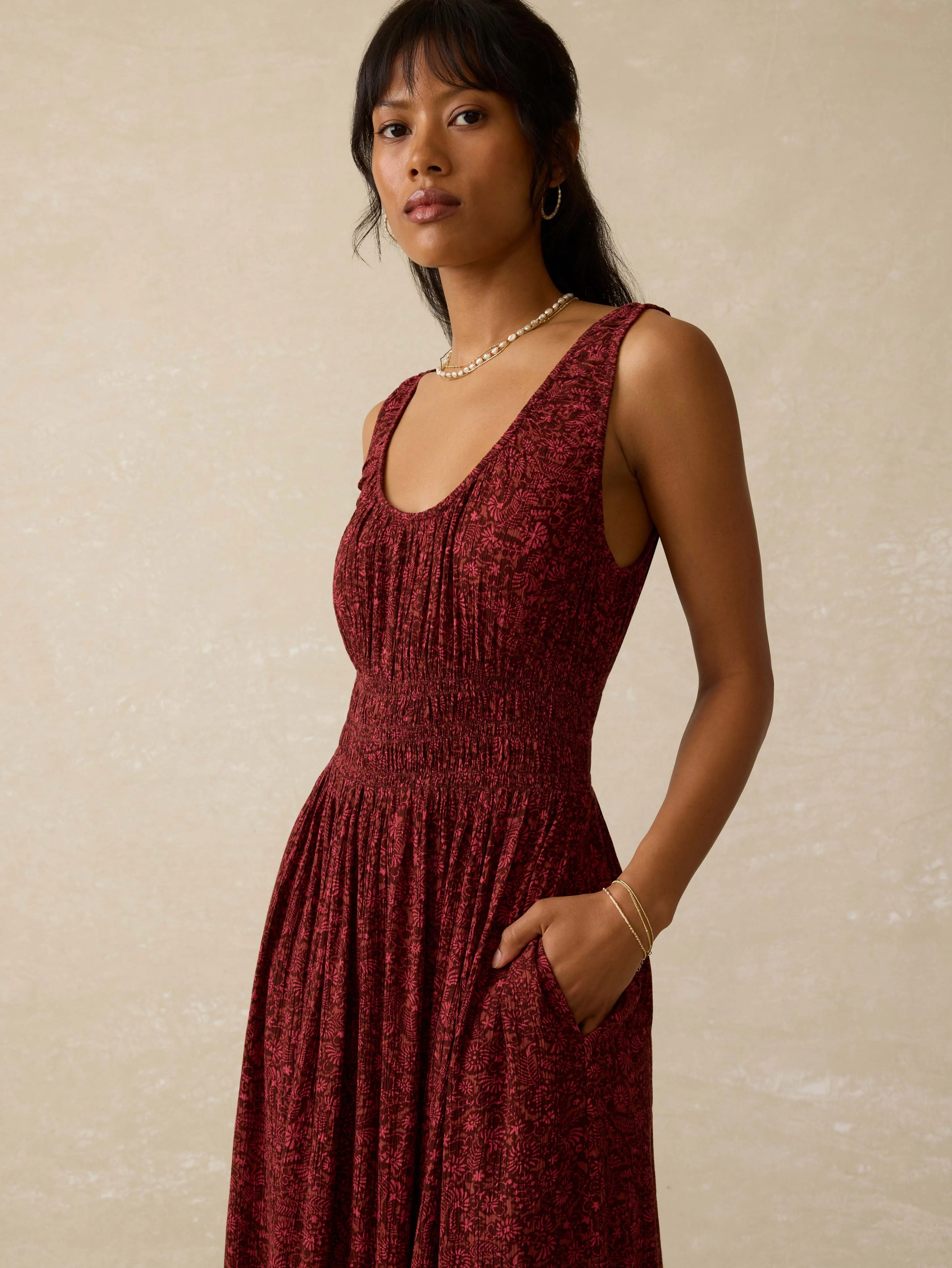 Sunseeker Dress - Belmonte Floral sold by Faherty product image thumbnail 5