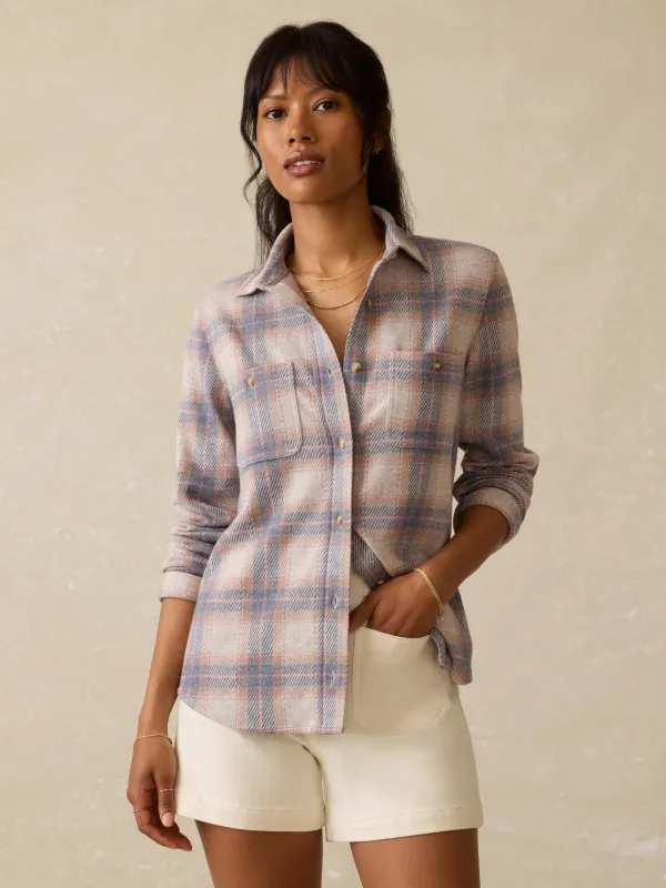 Legend Sweater Shirt - Summer Sienna sold by Faherty