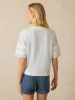 Sunwashed Slub Varsity Tee - Sky Varsity sold by Faherty