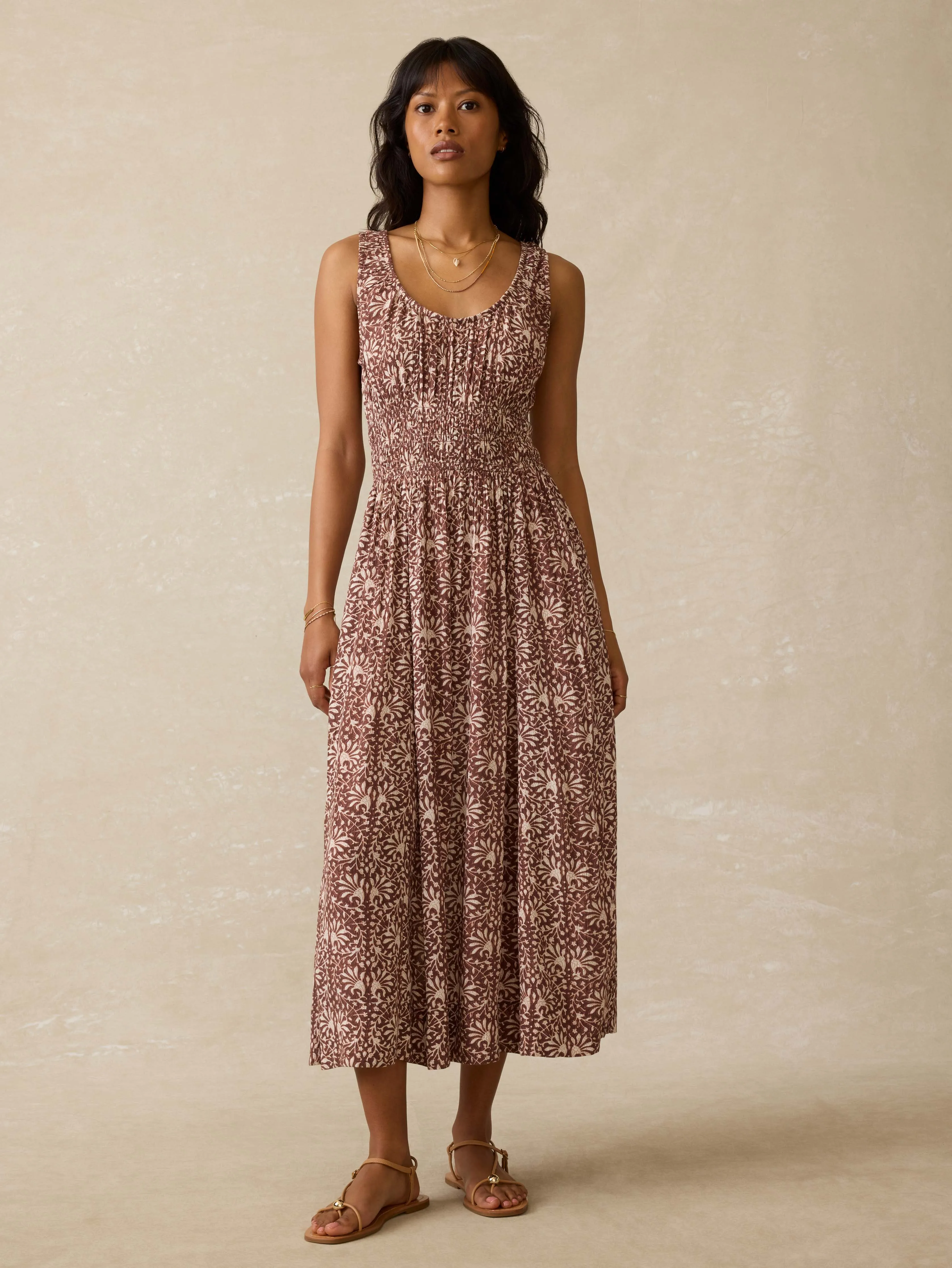 Sunseeker Dress - Sausalito Sunset sold by Faherty product image thumbnail 3