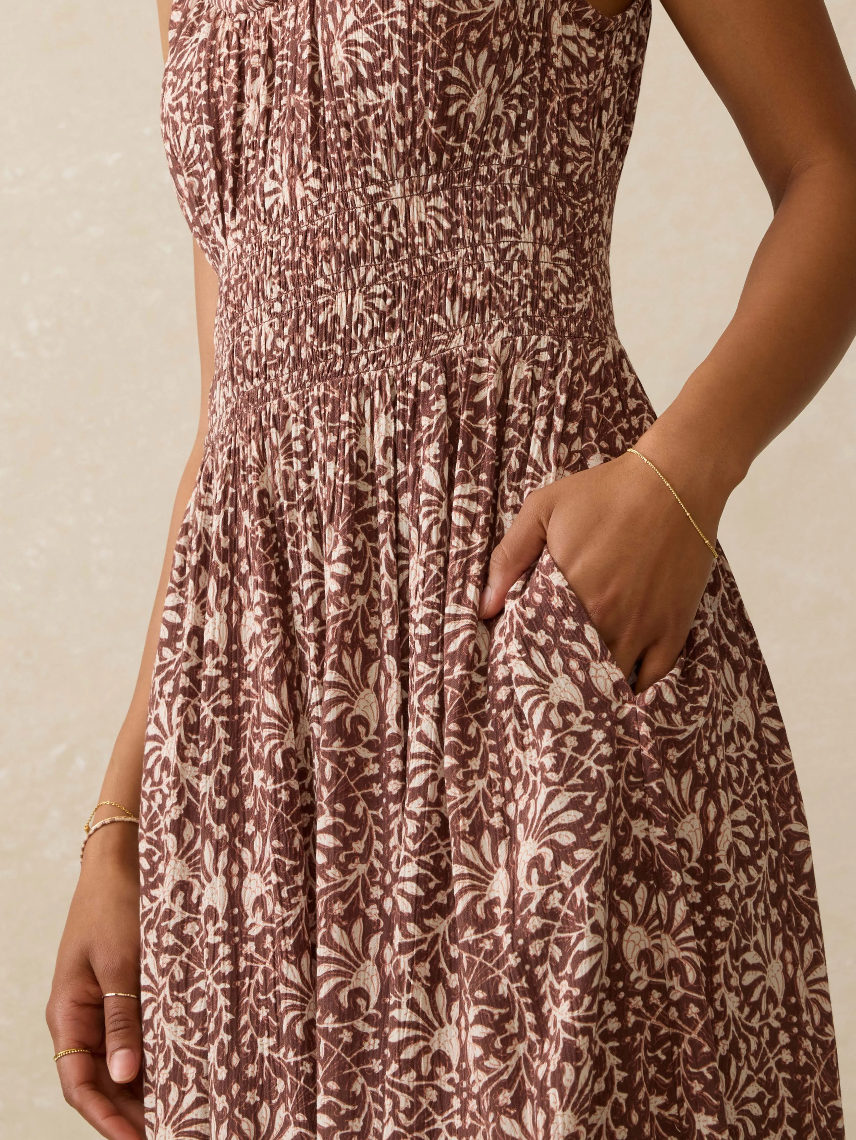 Sunseeker Dress - Sausalito Sunset sold by Faherty product image thumbnail 2