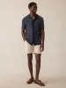 Short-Sleeve Sweater Shirt - Northern Depths Stripe sold by Faherty