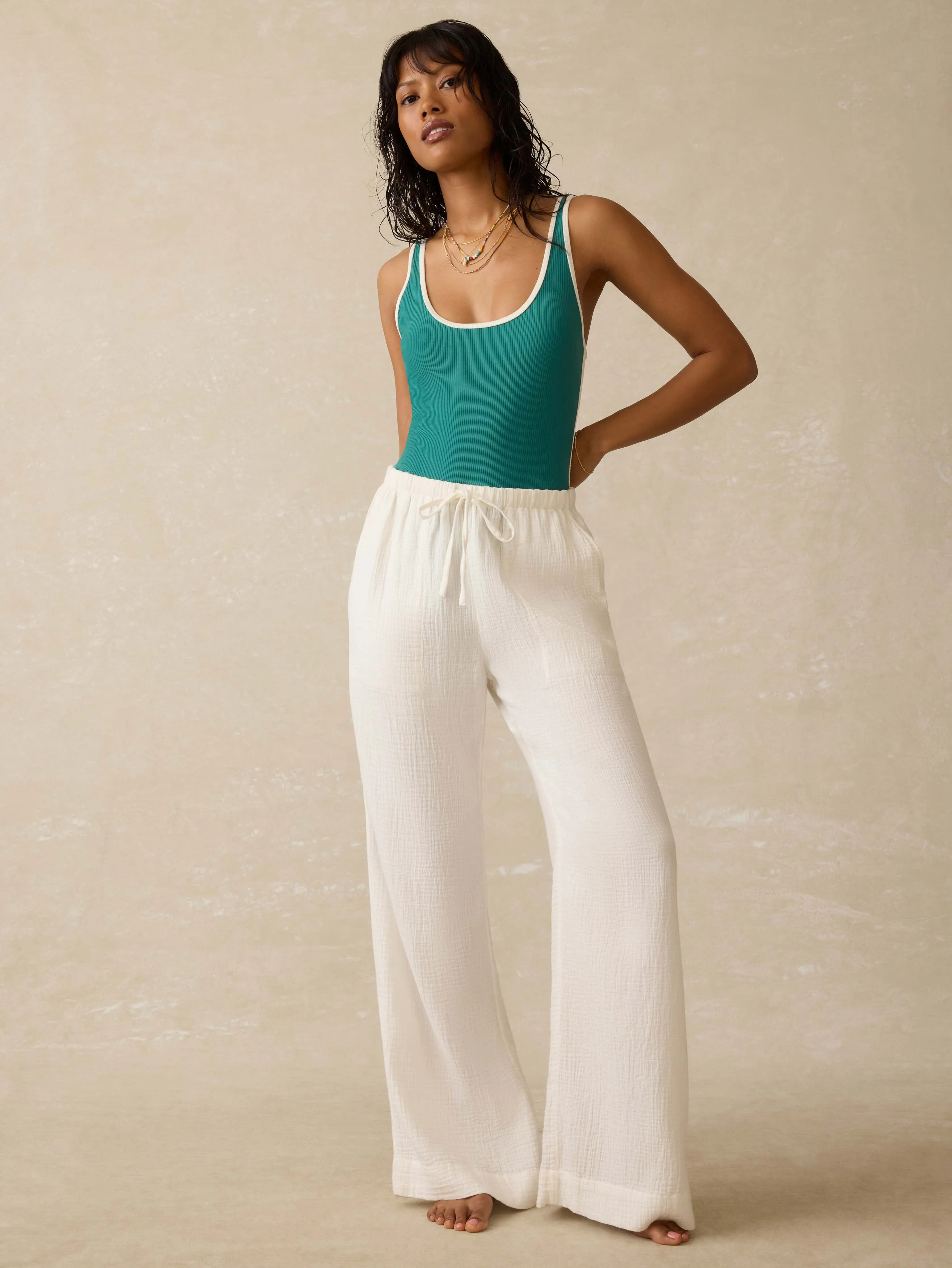 Wavebreak One Piece - Deep Jungle sold by Faherty product image thumbnail 5