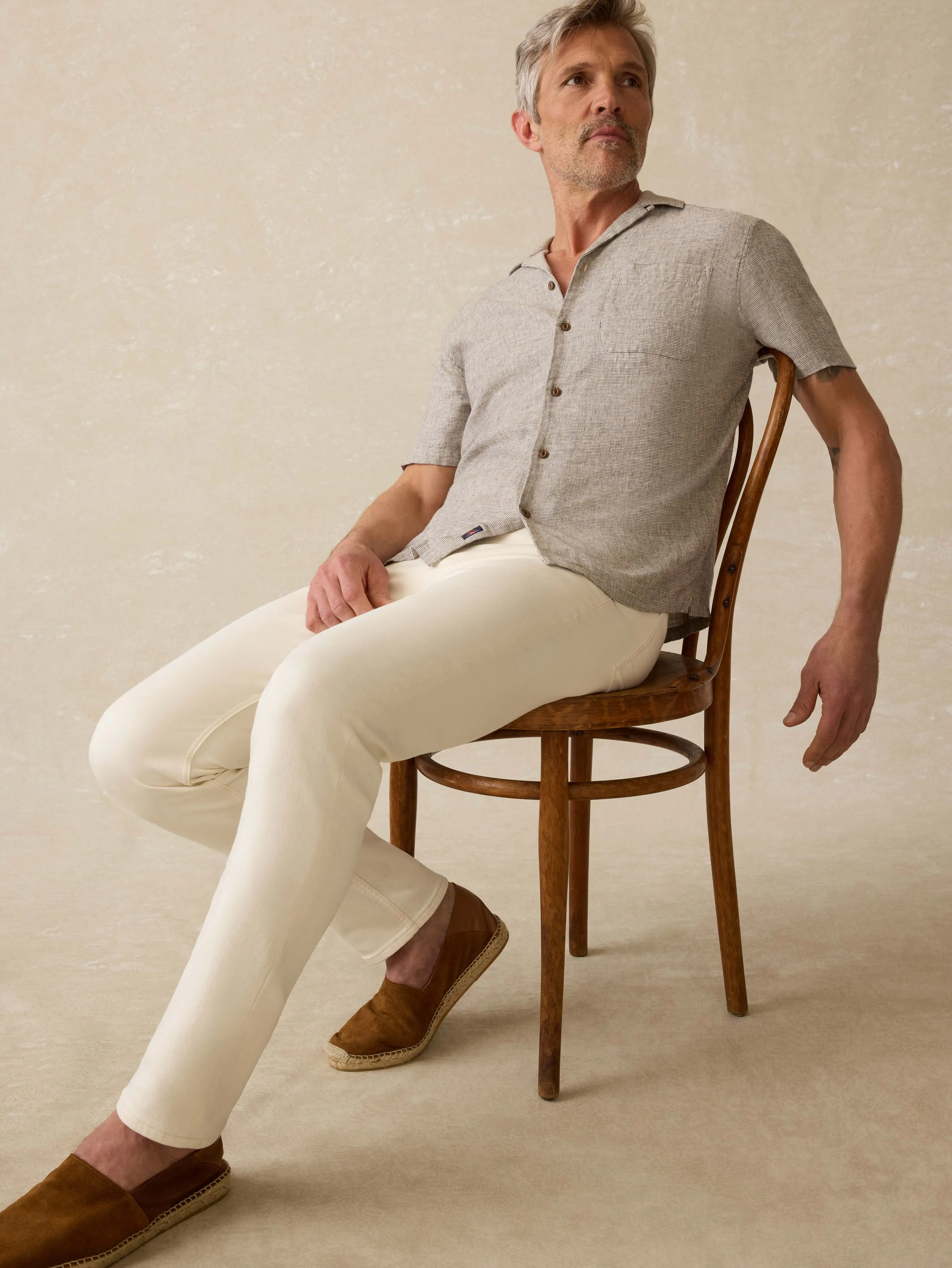 Short-Sleeve Breeze Camp Shirt - Stone Coast sold by Faherty product image thumbnail 5