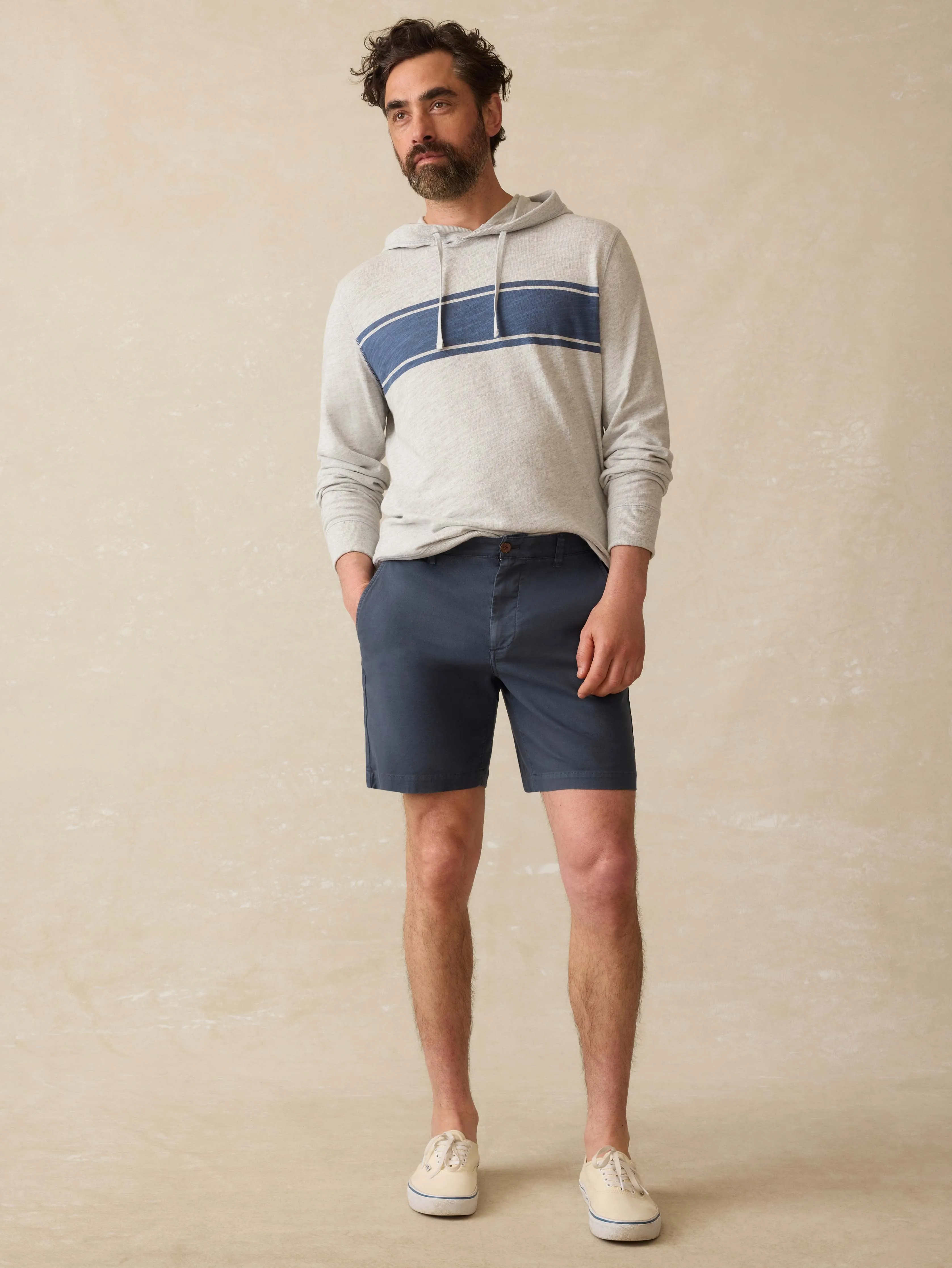 Essential Chino Short (8") - Blue Nights sold by Faherty product image thumbnail 4