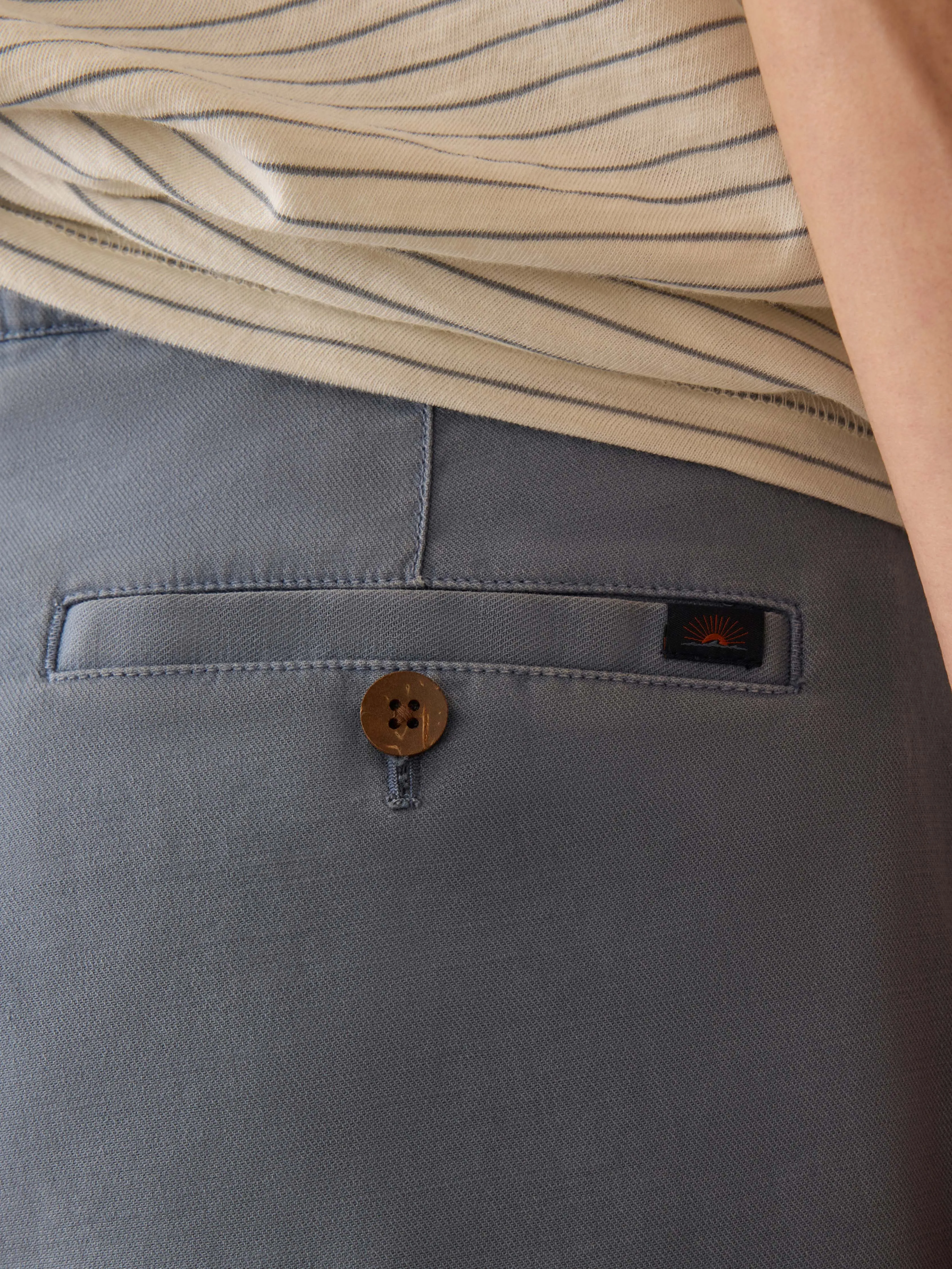 Essential Chino Short (8") - Flintstone sold by Faherty product image thumbnail 2